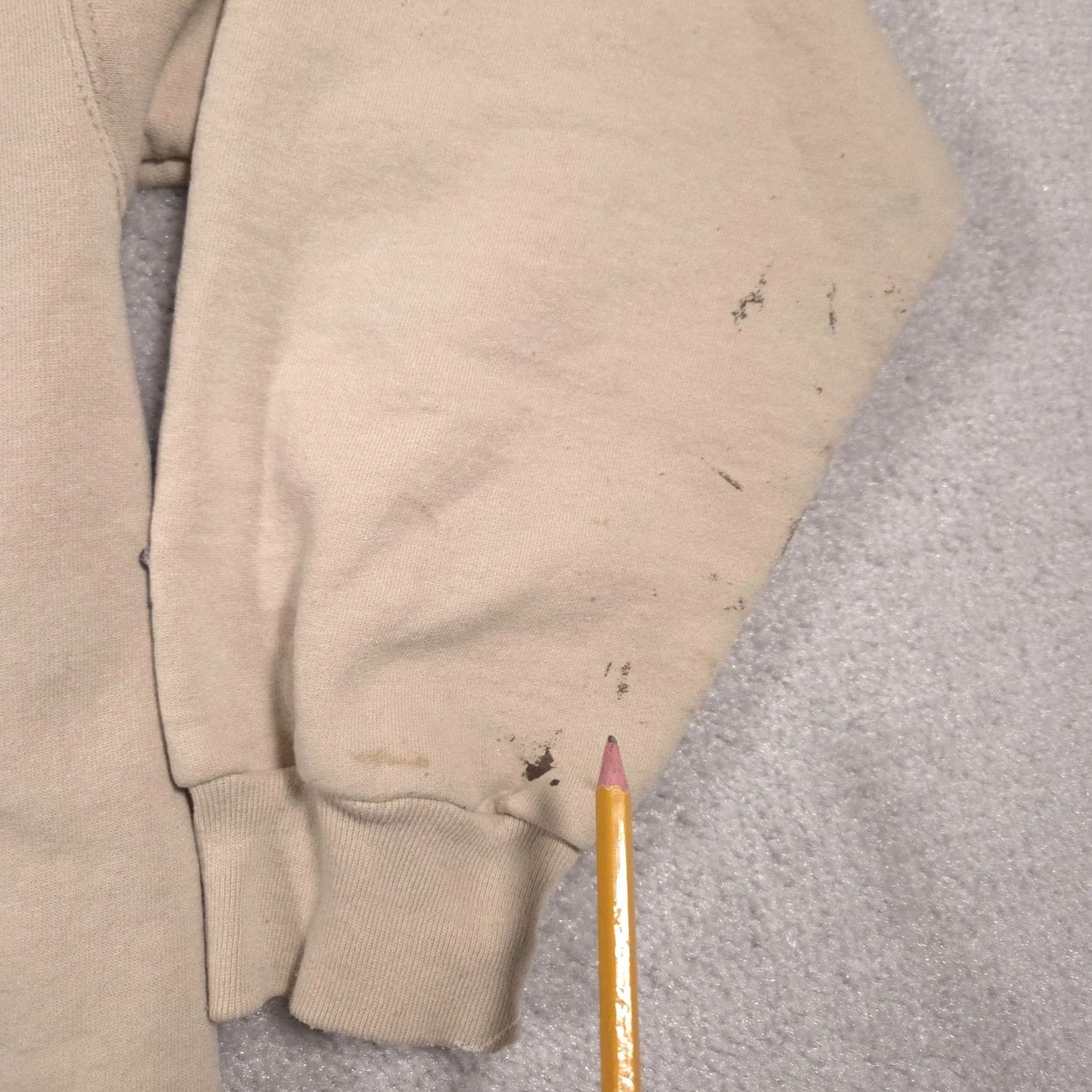 Starter VINTAGE Starter Sweatshirt Mens XL Tan Beige Crewneck Pullover Embroidered Logo Size US XL / EU 56 / 4 - 6 Thumbnail