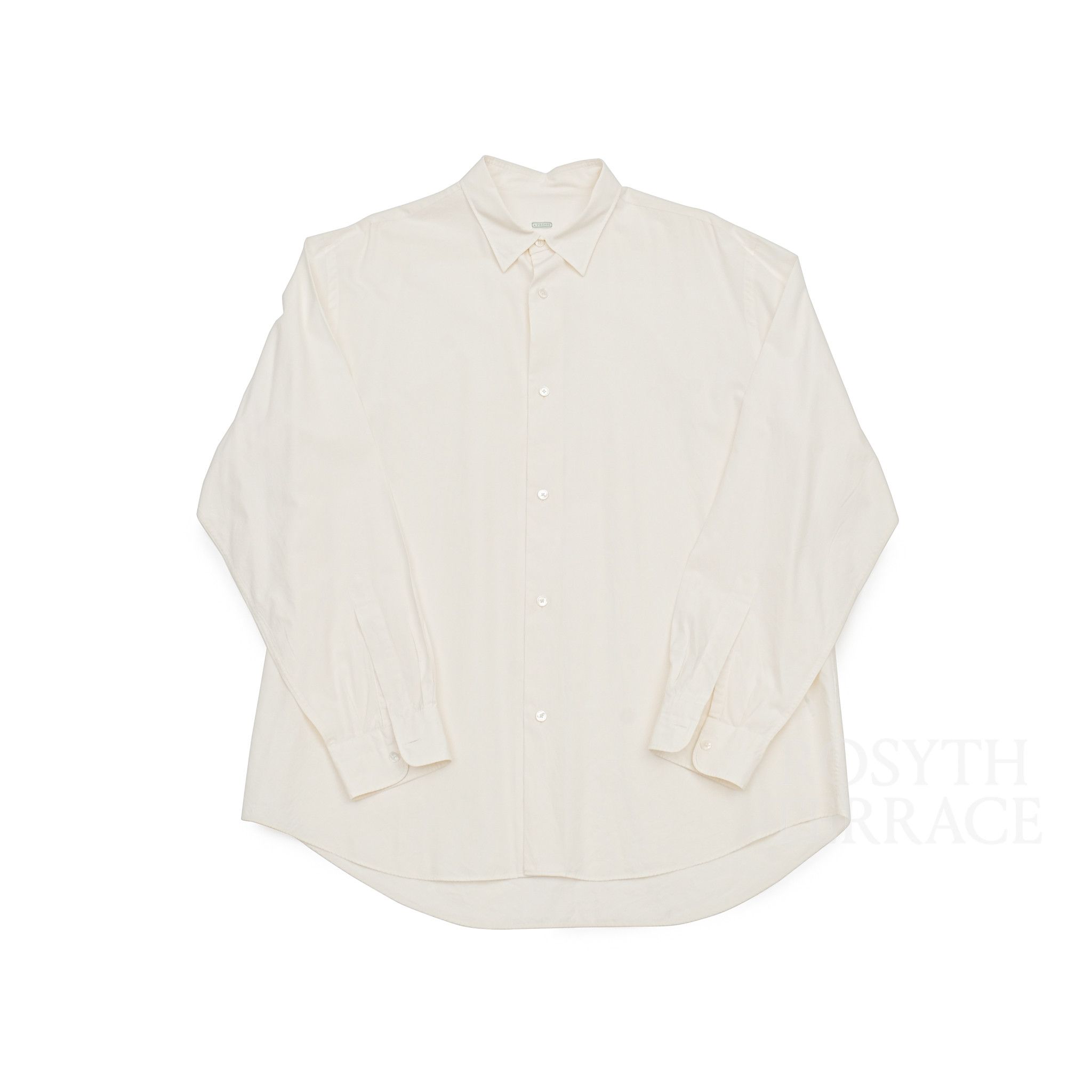 A.PRESSE 【A.PRESSE / REGULAR COLLAR SHIRT (ECRU) / SIZE 3】 Size US L / EU 52-54 / 3 - 1 Thumbnail