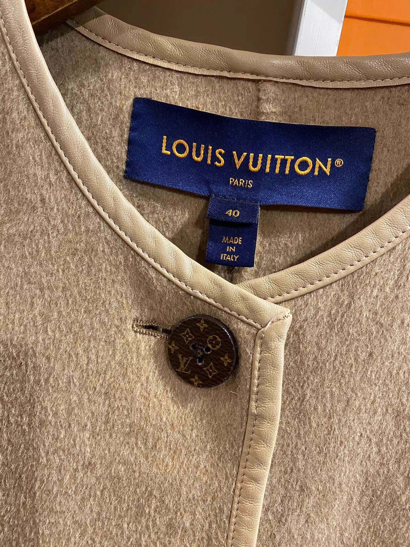 Louis Vuitton LV 25 New Camel Hair Leather Trim Overcoat 40 Size S / US 4 / IT 40 - 3 Thumbnail