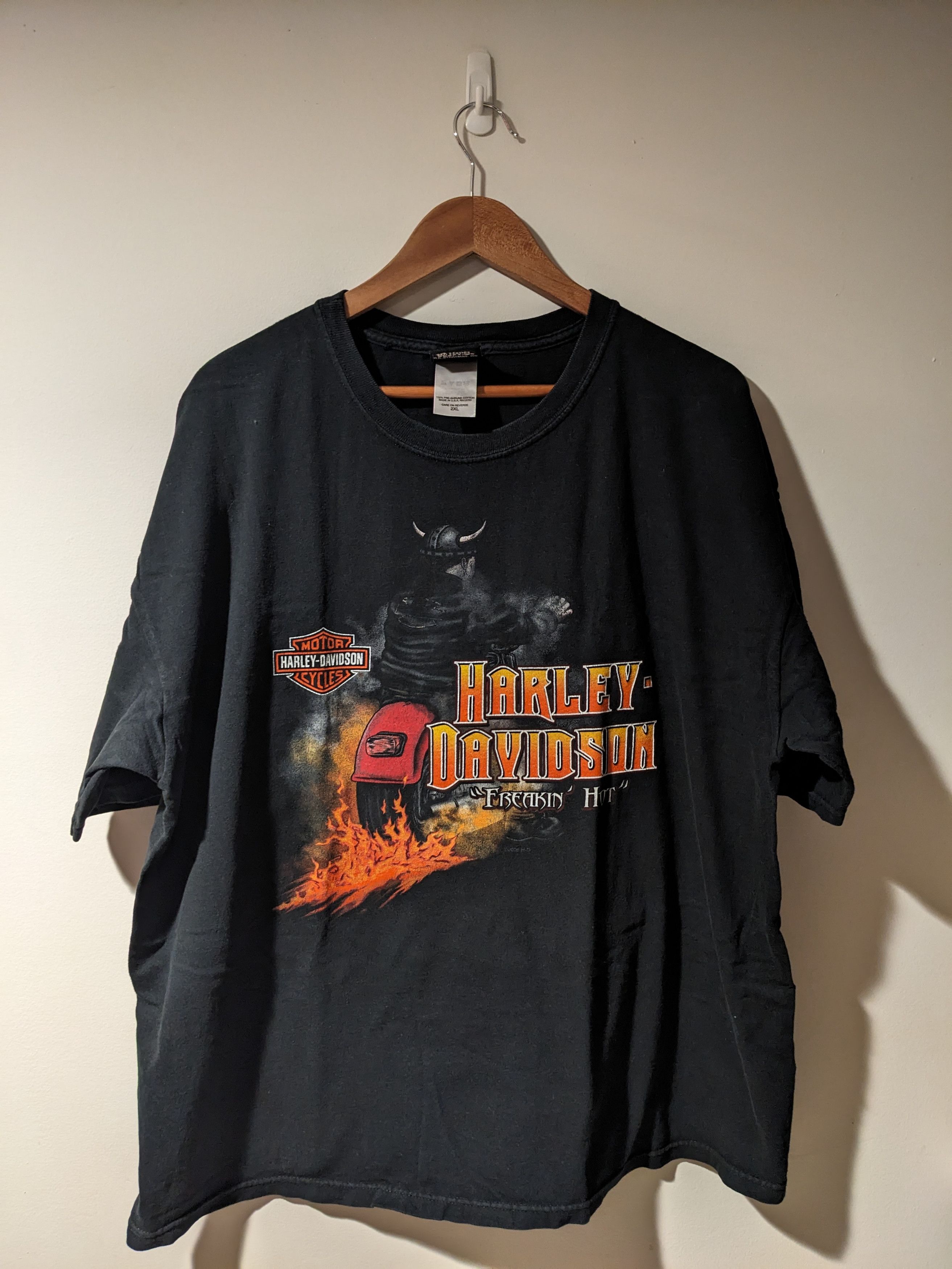 Vintage 2006 Harley Davidson Motorcycle Devil T-Shirt