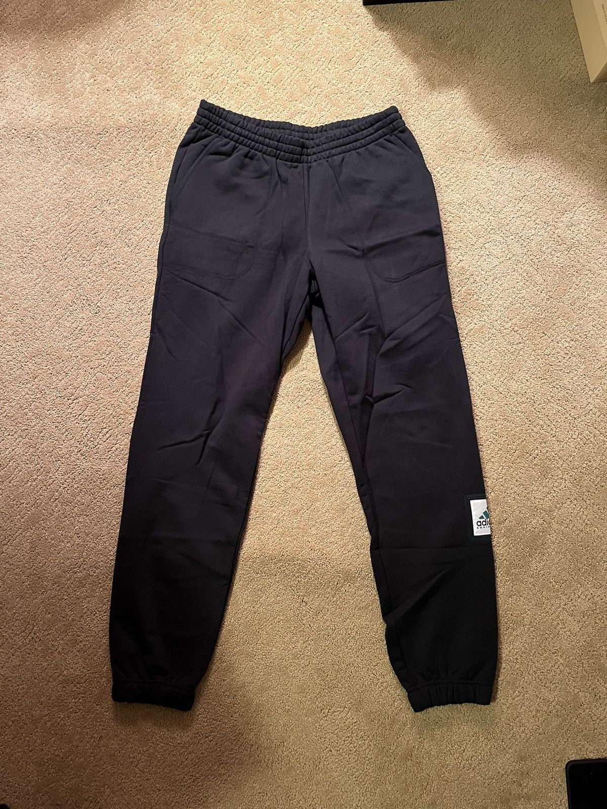 image of Adidas Eqt Sweatpants in Black, Men's (Size 33)