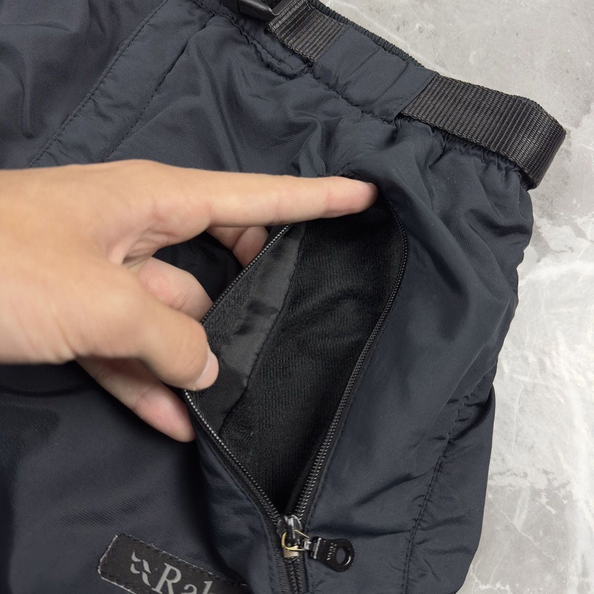 Rab Vintage Rab Vapour-Rise Hand Made Nylon Fleece Outdoor Pants Size US 34 / EU 50 - 5 Thumbnail