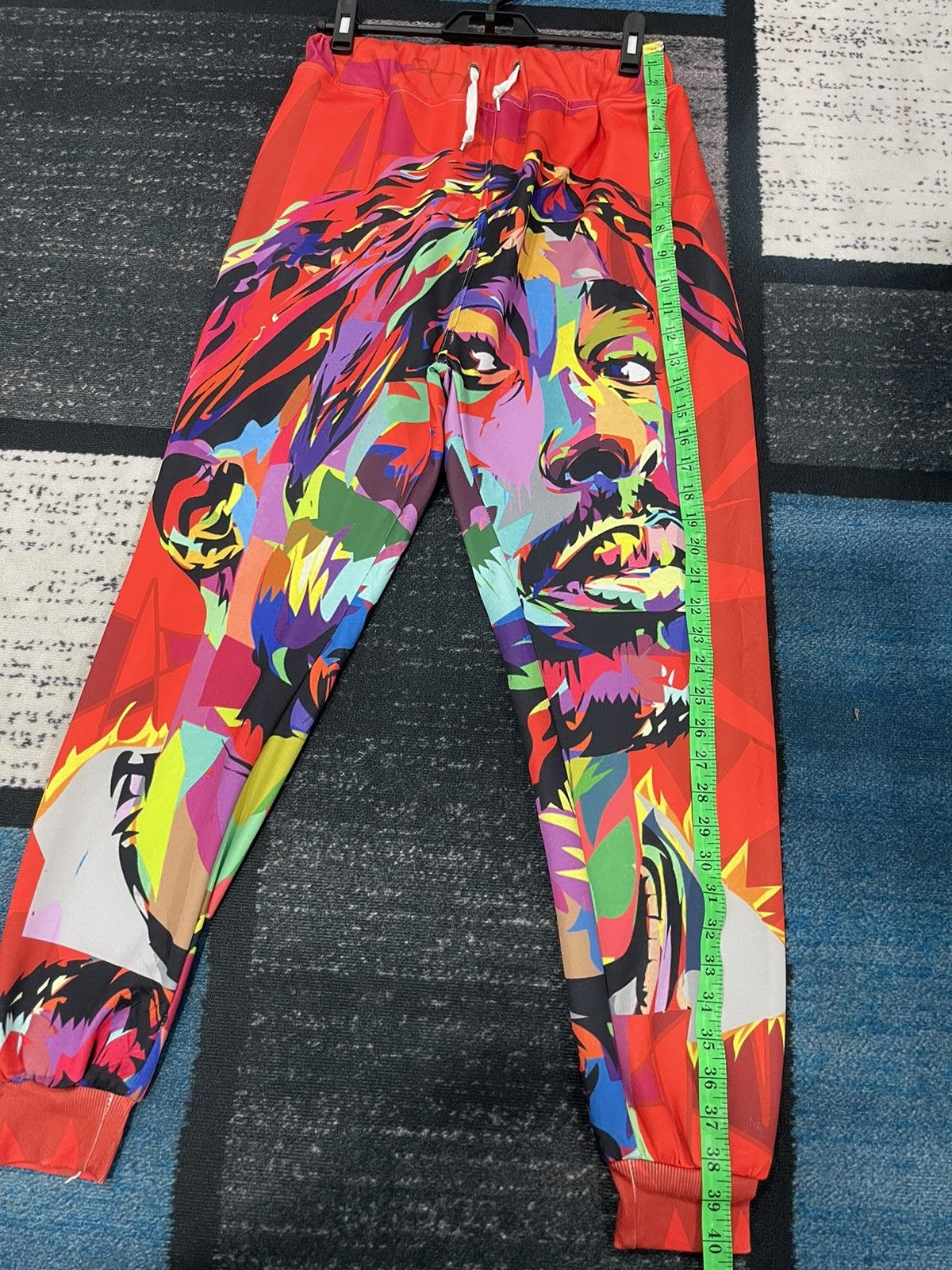 Japanese Brand 2pac 3D Print Casual Pants Unisex Tracksuit Fashion Size 29" - 17 Thumbnail