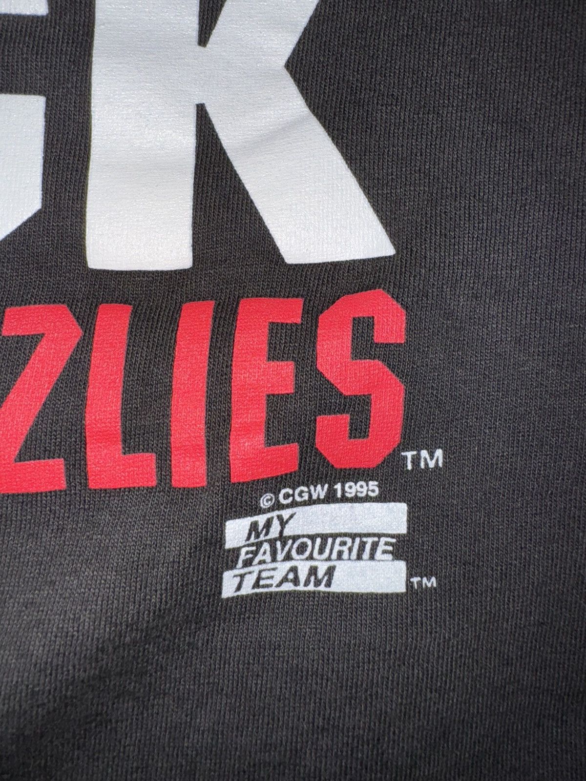 NBA 1994 NBA Vancouver Grizzlies T Shirt Size US XL / EU 56 / 4 - 6 Thumbnail