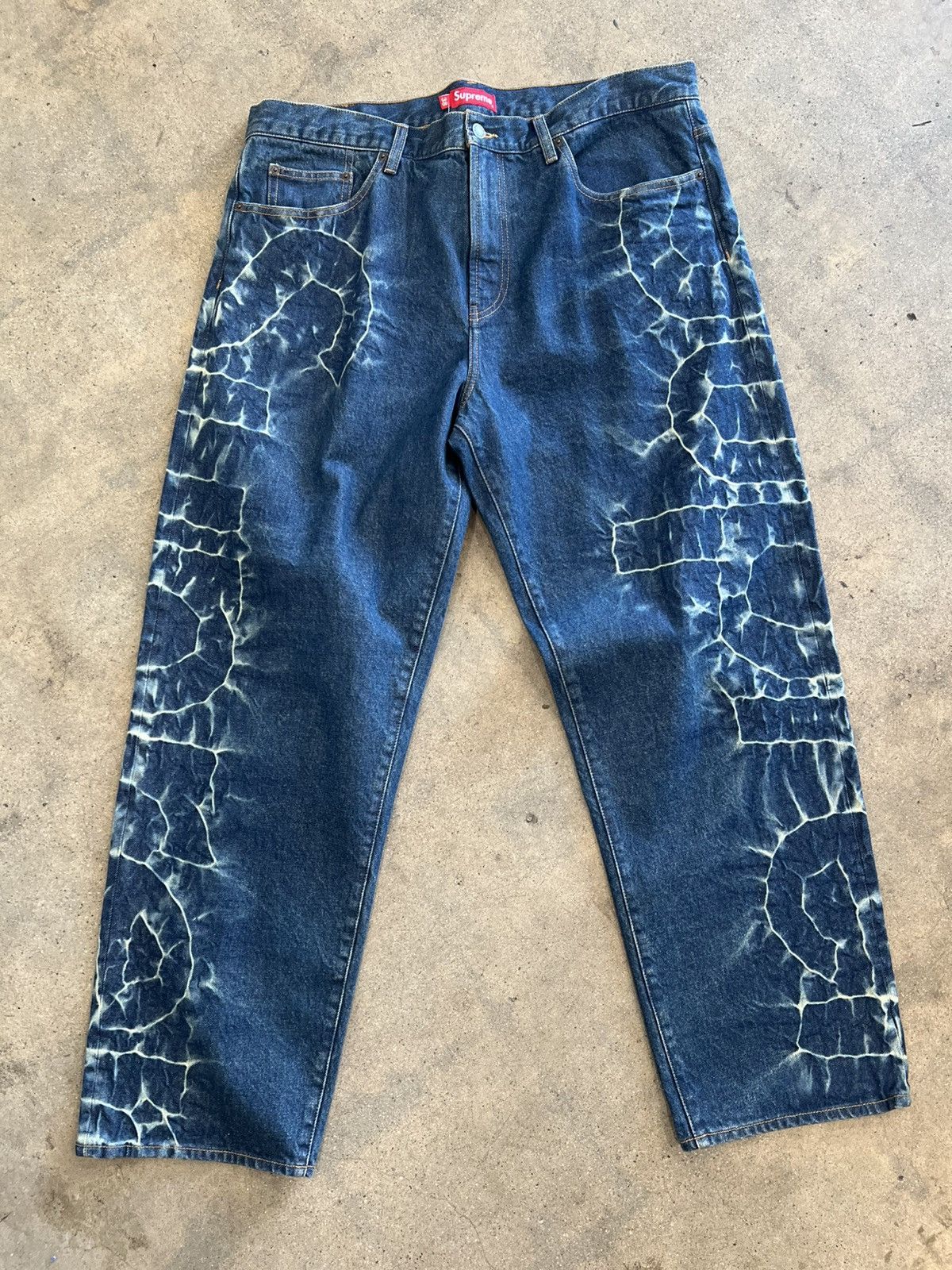 Supreme Supreme Cherub 5 pocket jeans Light blue FW16 | Grailed