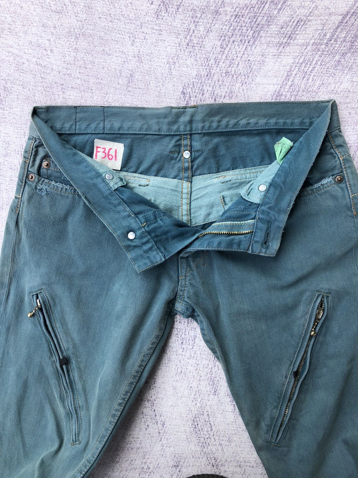 Japanese Brand Vintage Pants Very Rare Zipper Design Size US 30 / EU 46 - 13 Thumbnail