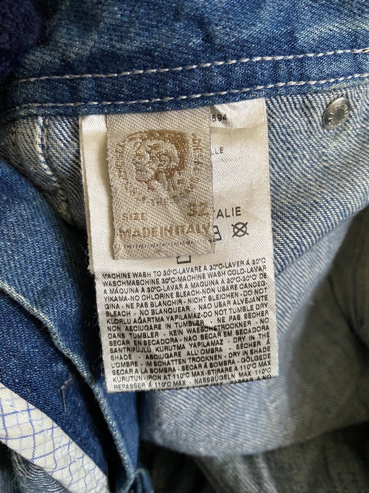 Diesel × Japanese Brand Diesel Loiku Fatigue Distressed Denim Size US 33 - 17 Thumbnail