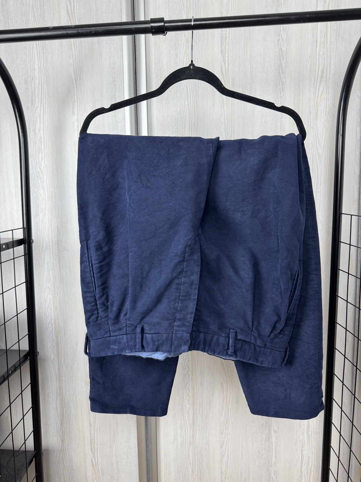 Romeo Gigli Romeo Gigli 3 pieces faded blue velour cotton suit size 50 Size 40R - 23 Thumbnail