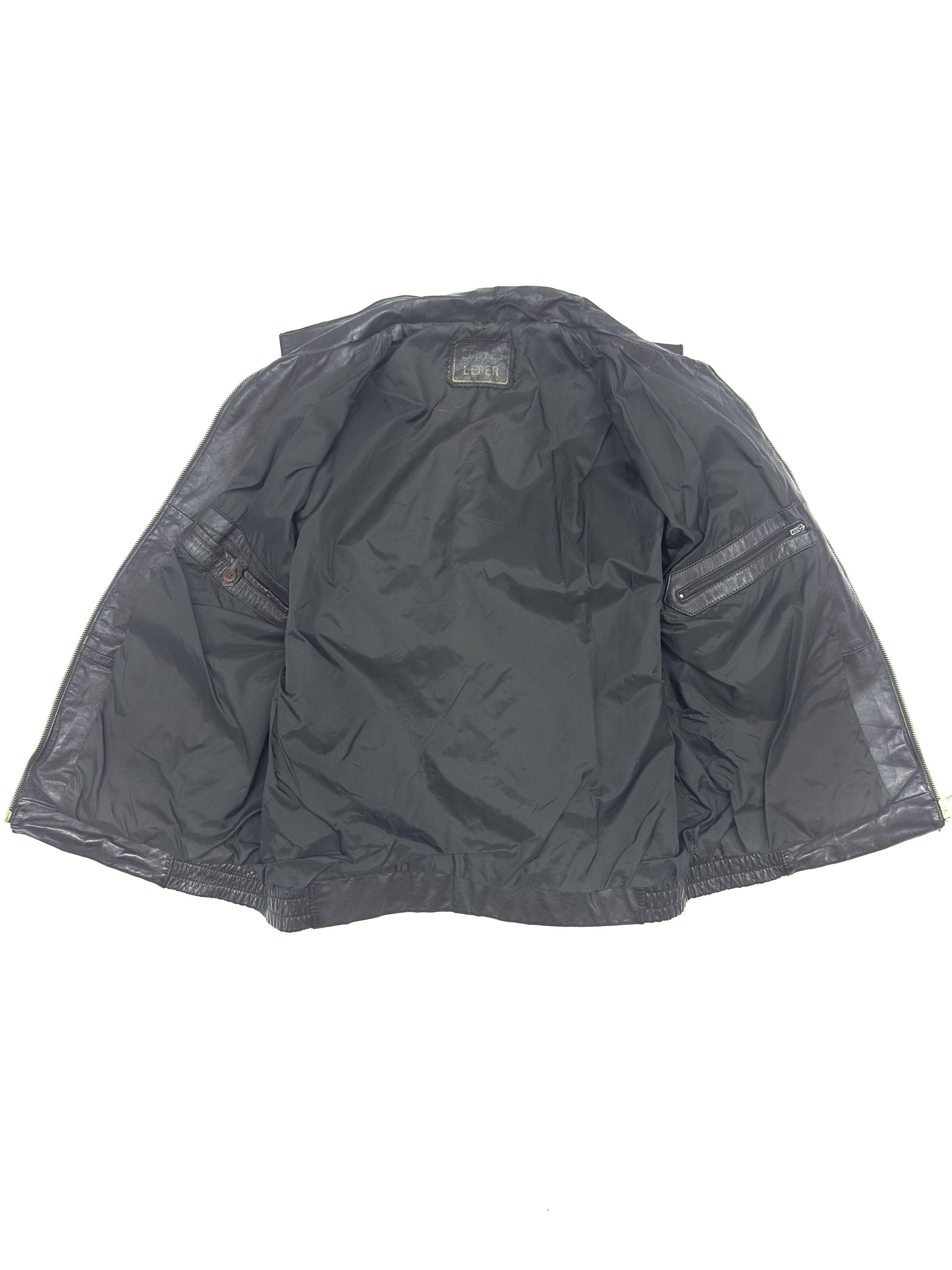 Genuine Leather Retro Minimal Leather Cow HandMade Jacket Size US M / EU 48-50 / 2 - 4 Thumbnail