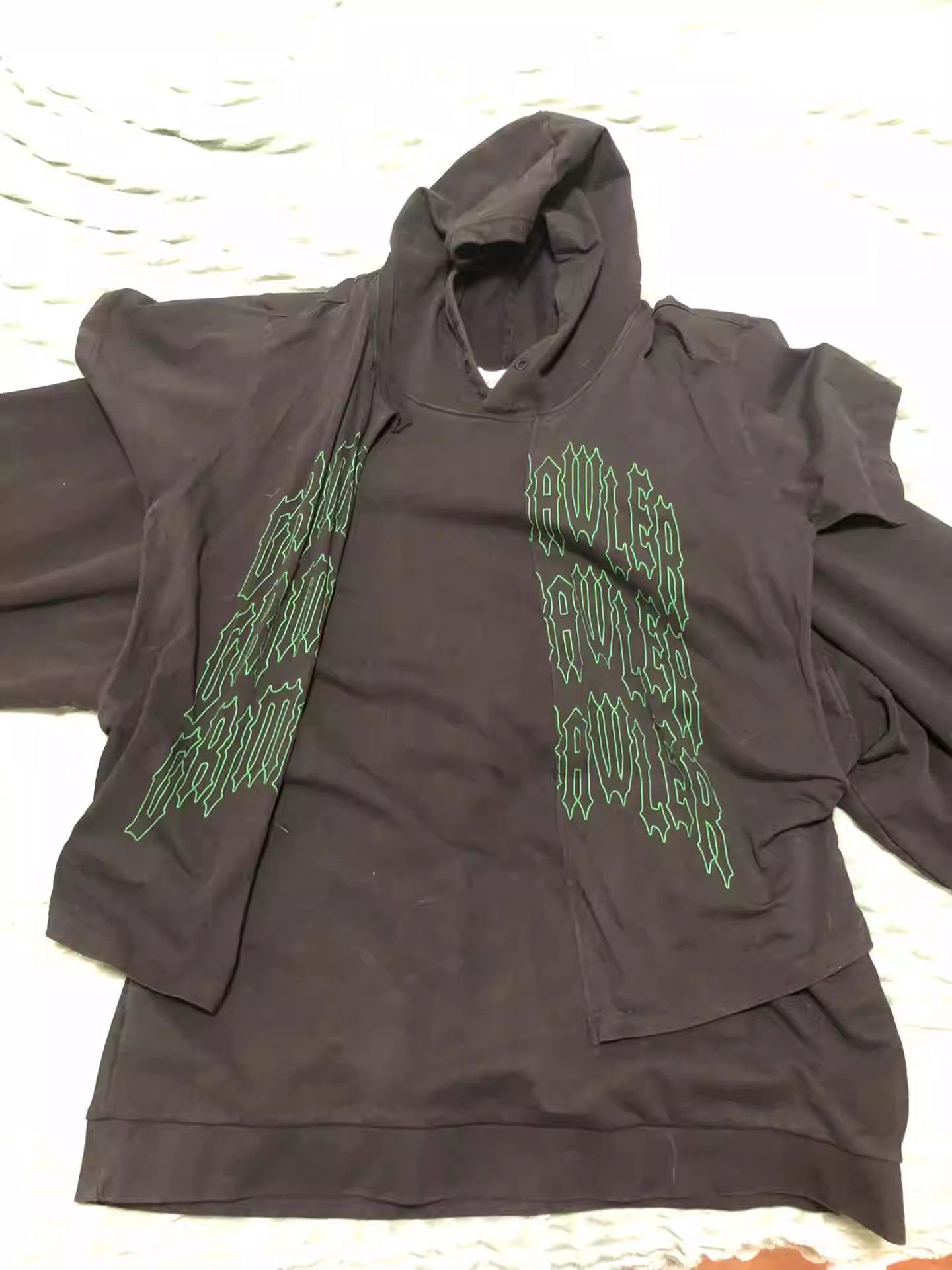 Raf Simons Raf Simons 22Ss Fallen Angel Fake Two Piece Sweatshirt Size US S / EU 44-46 / 1 - 2 Thumbnail