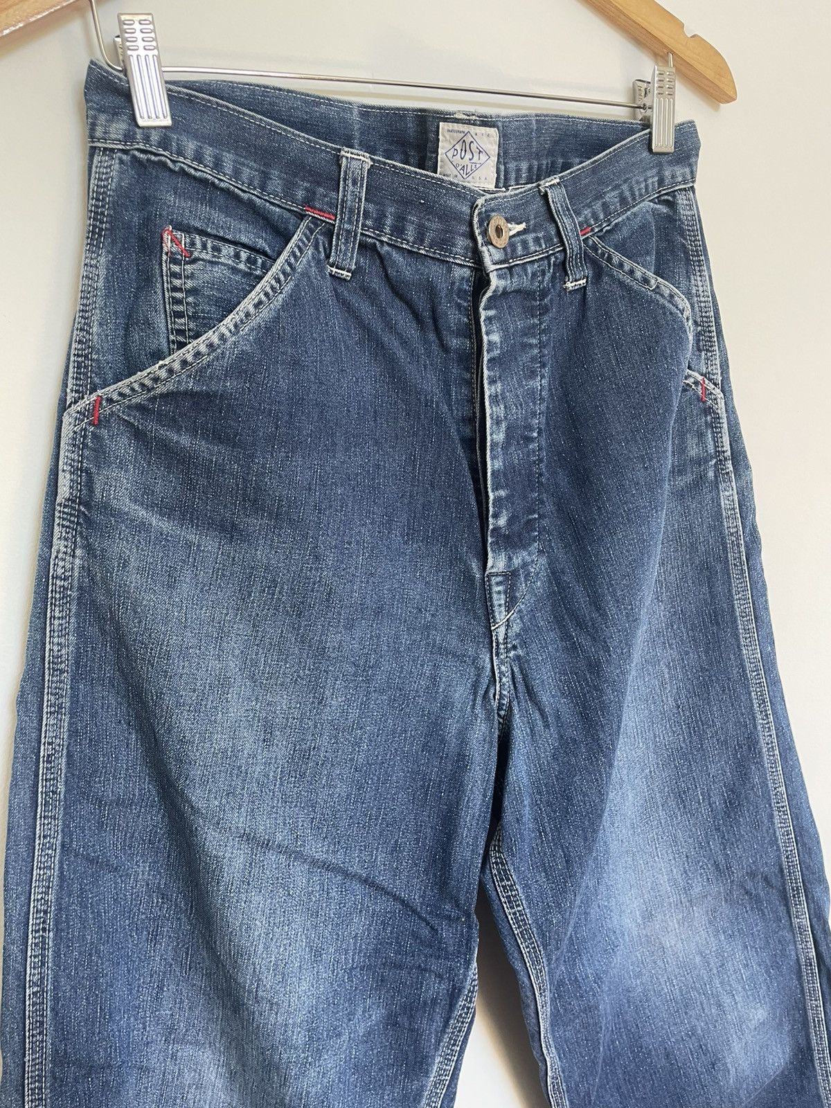 Post Overalls Vintage post o’alls cinch back carpenter denim Size US 31 - 4 Thumbnail
