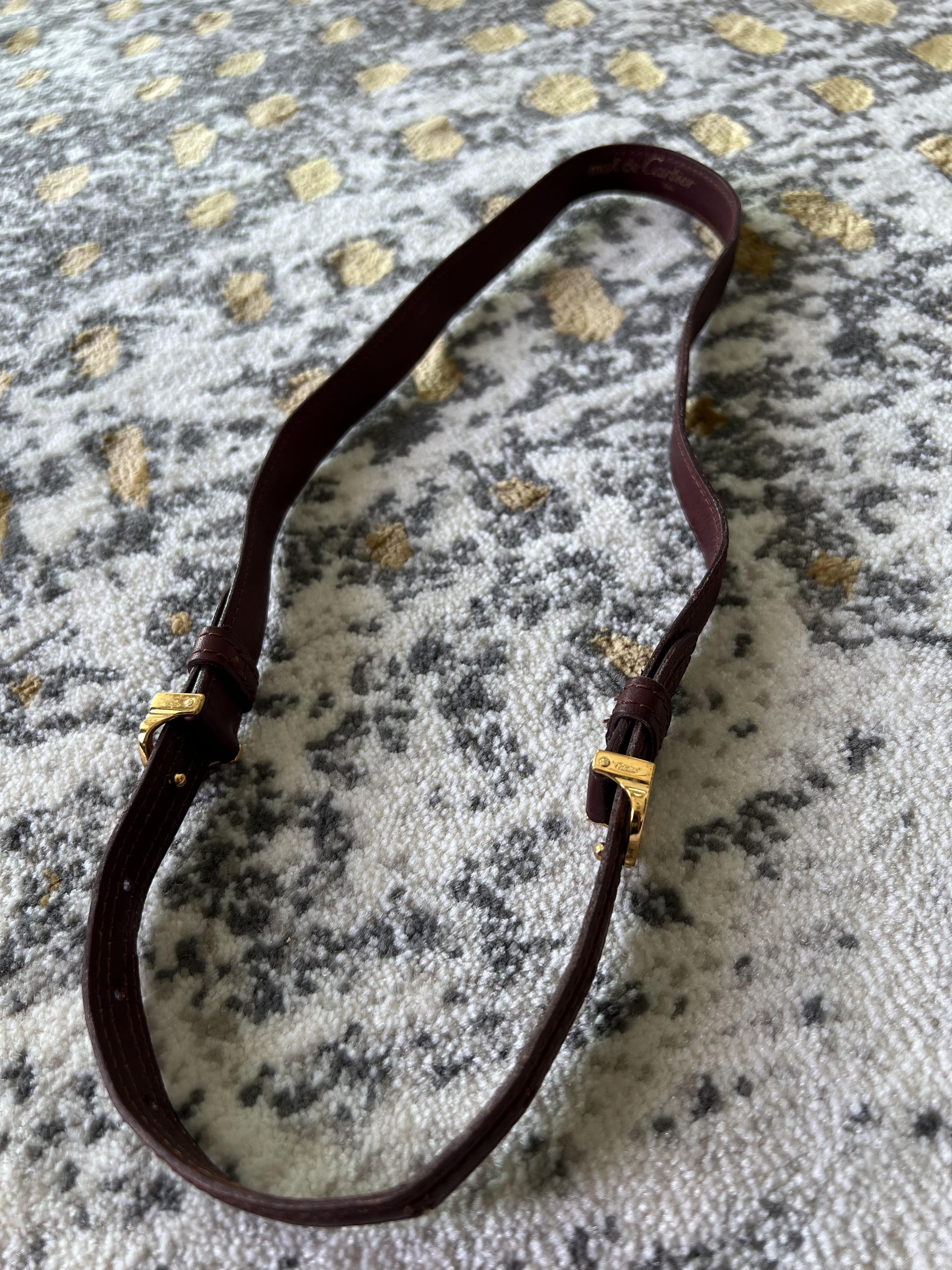 Cartier × Vintage Vintage Must De Cartier leather belt Size ONE SIZE - 2 Thumbnail