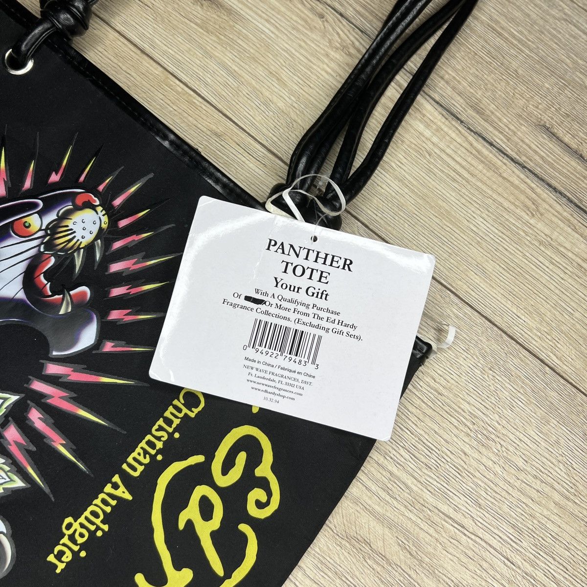 Christian Audigier × Ed Hardy × Vintage Ed Hardy Christian Audigier Panther Tote Shoulder Bag Black Size ONE SIZE - 5 Thumbnail