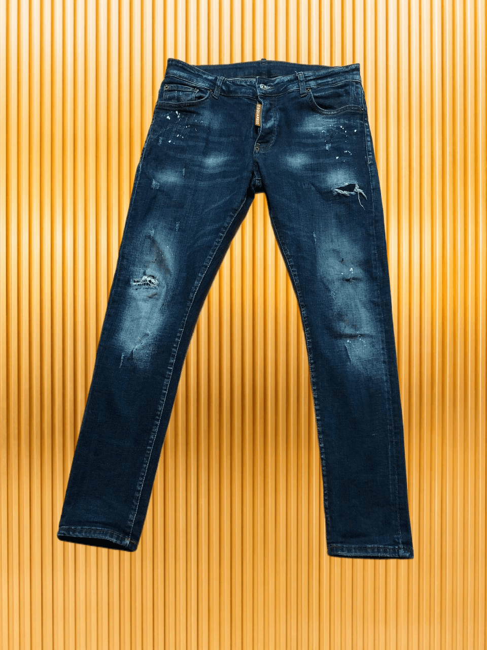 Dsquared2 DSQUARED2 blue jeans crazy Y2K logo made in Italy Size US 32 / EU 48 - 1 Thumbnail