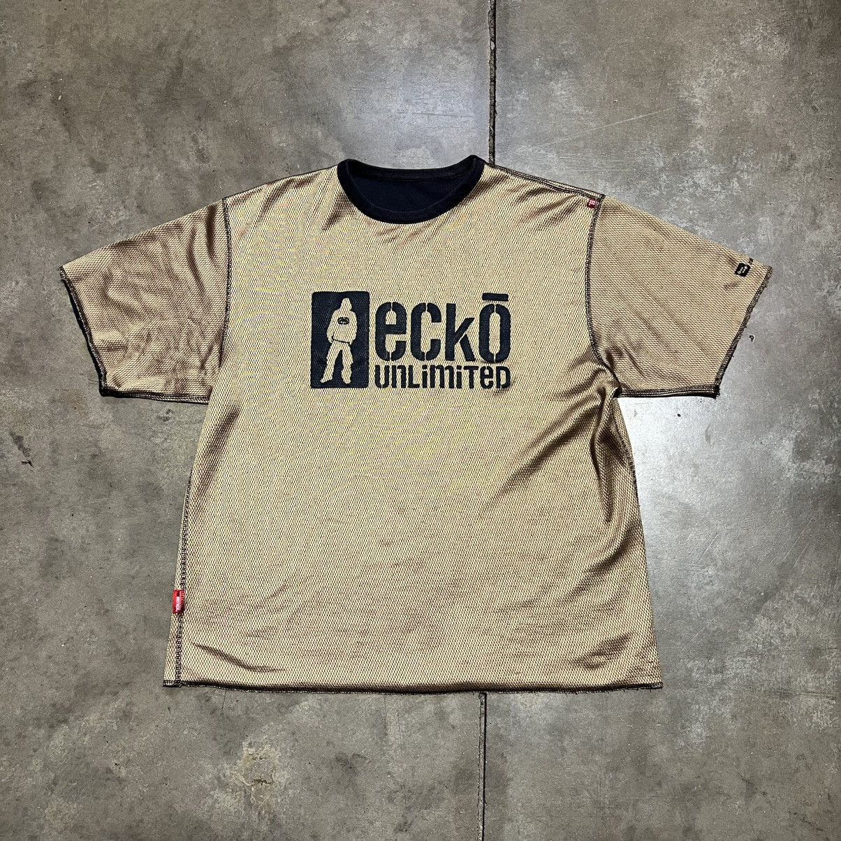Ecko Unltd. Vintage Ecko Unltd Reversible Graphic T shirt Mesh Skater Size US L / EU 52-54 / 3 - 7 Thumbnail