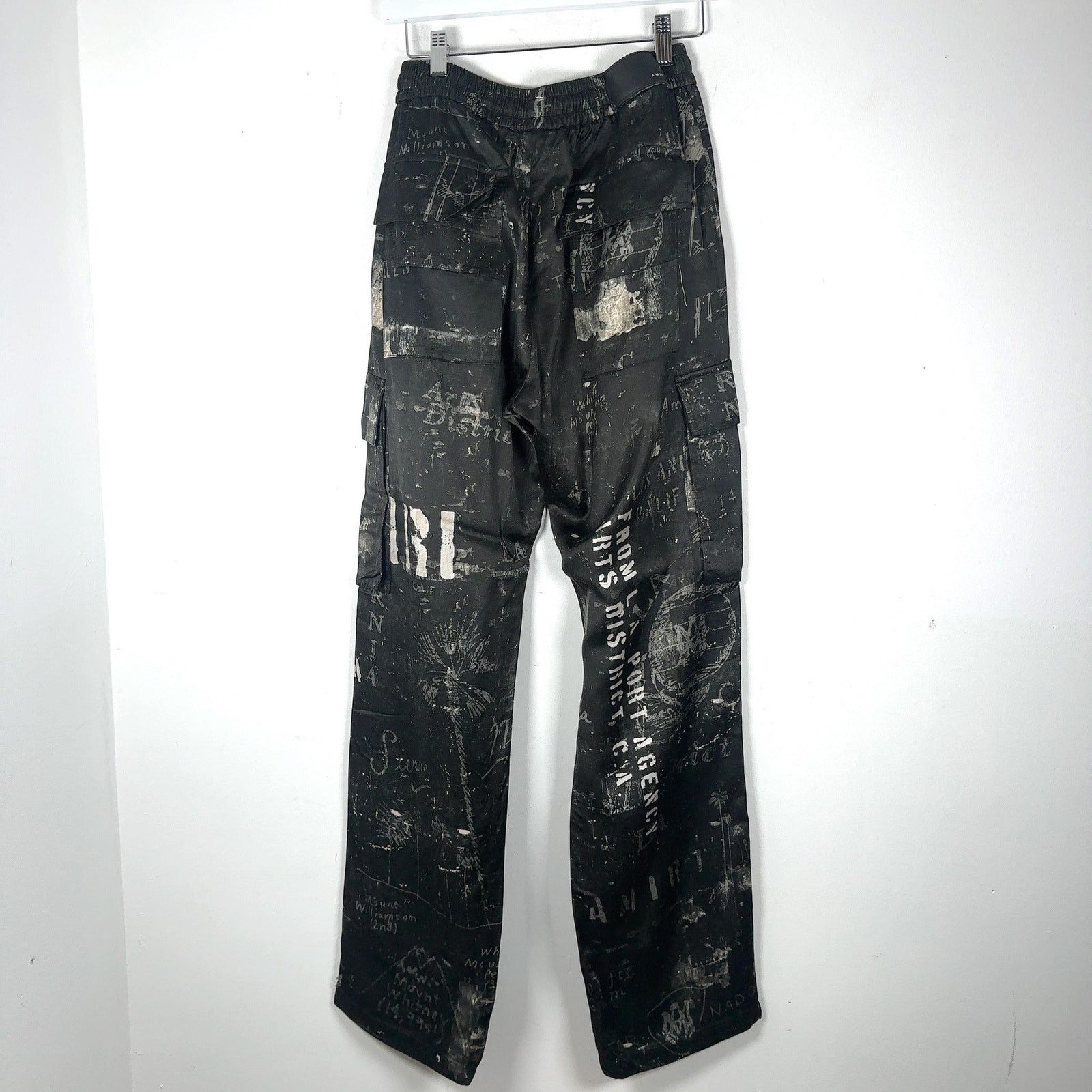 Amiri Amiri Army Stencil Silk Pants Size US 32 / EU 48 - 7 Thumbnail
