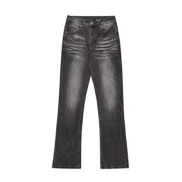 Japanese Brand American retro loose casual straight flared washed jeans Size US 32 / EU 48 - 1 Thumbnail