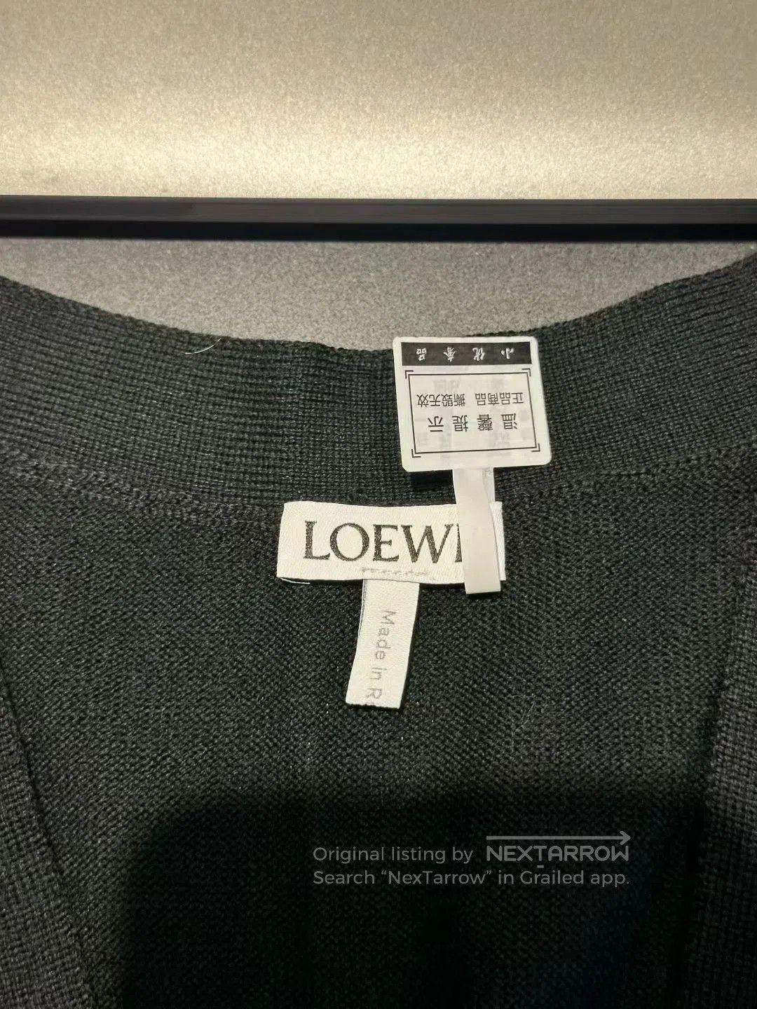 Loewe Loewe Embroidered Logo Cardigan. Size US M / EU 48-50 / 2 - 3 Thumbnail