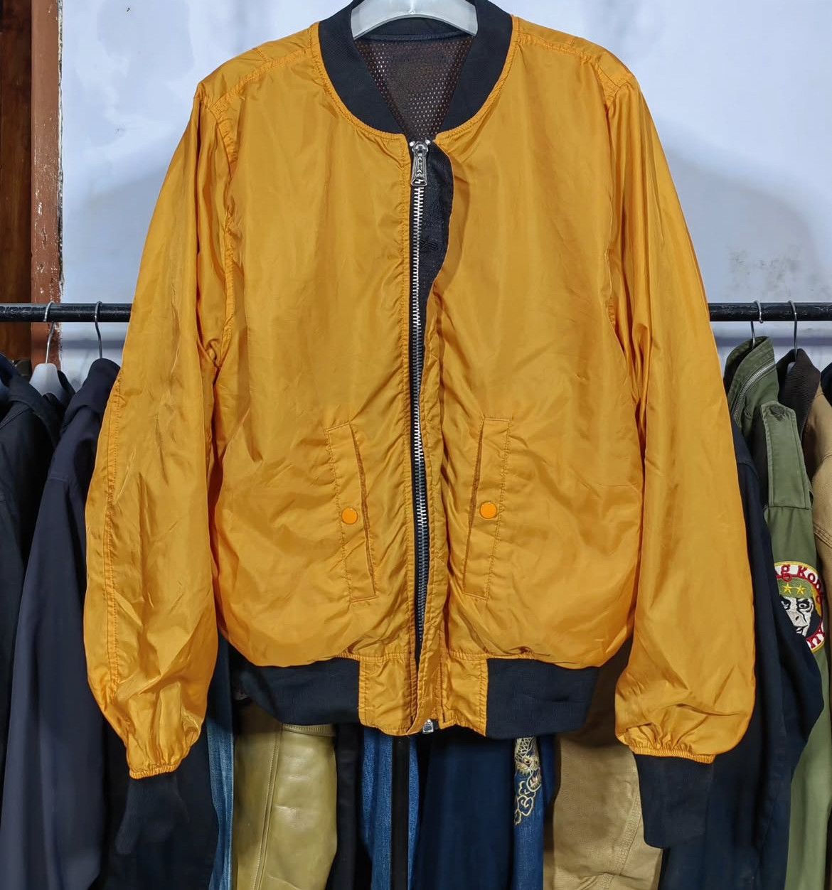 Alpha Industries × Opening Ceremony 2000s Alpha Industries x OC Reversible Bomber Jacket y2k Size US L / EU 52-54 / 3 - 3 Thumbnail