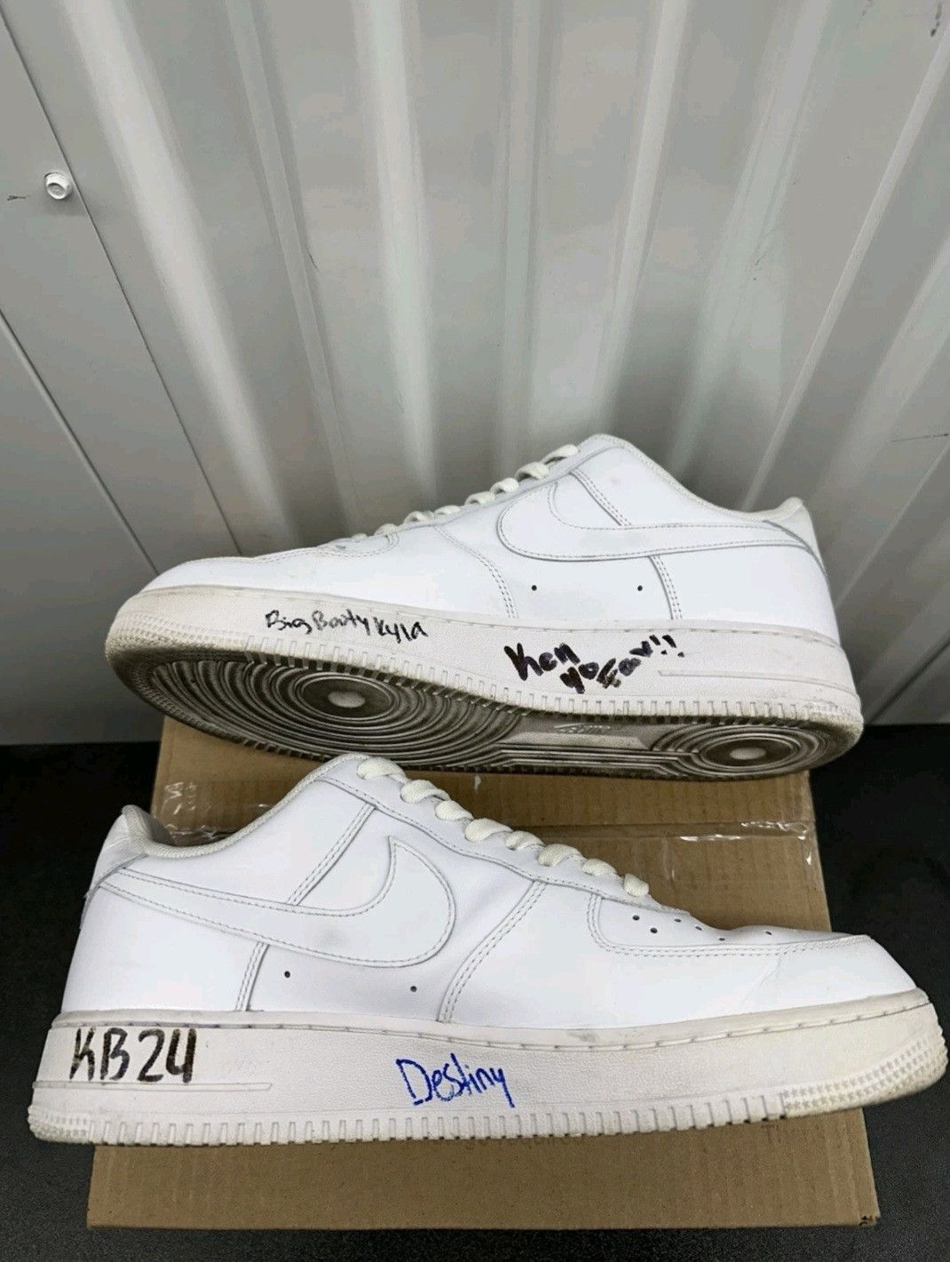 Nike Nike Air Force 1 07 Triple White CW2288111 Size 11.5 Men Size US 11.5 / EU 44-45 - 4 Thumbnail