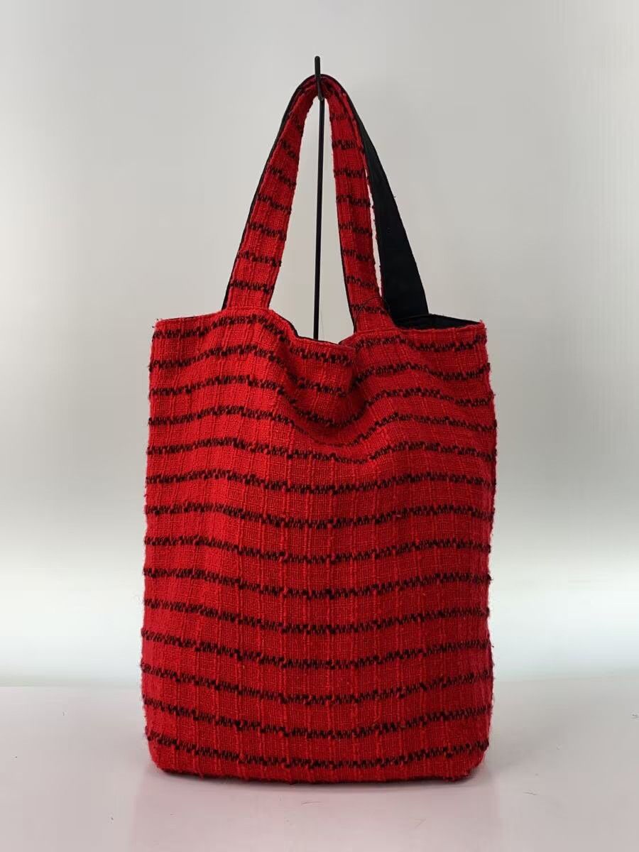 Y's × Yohji Yamamoto Tweed Striped Tote Bag Size ONE SIZE - 3 Thumbnail