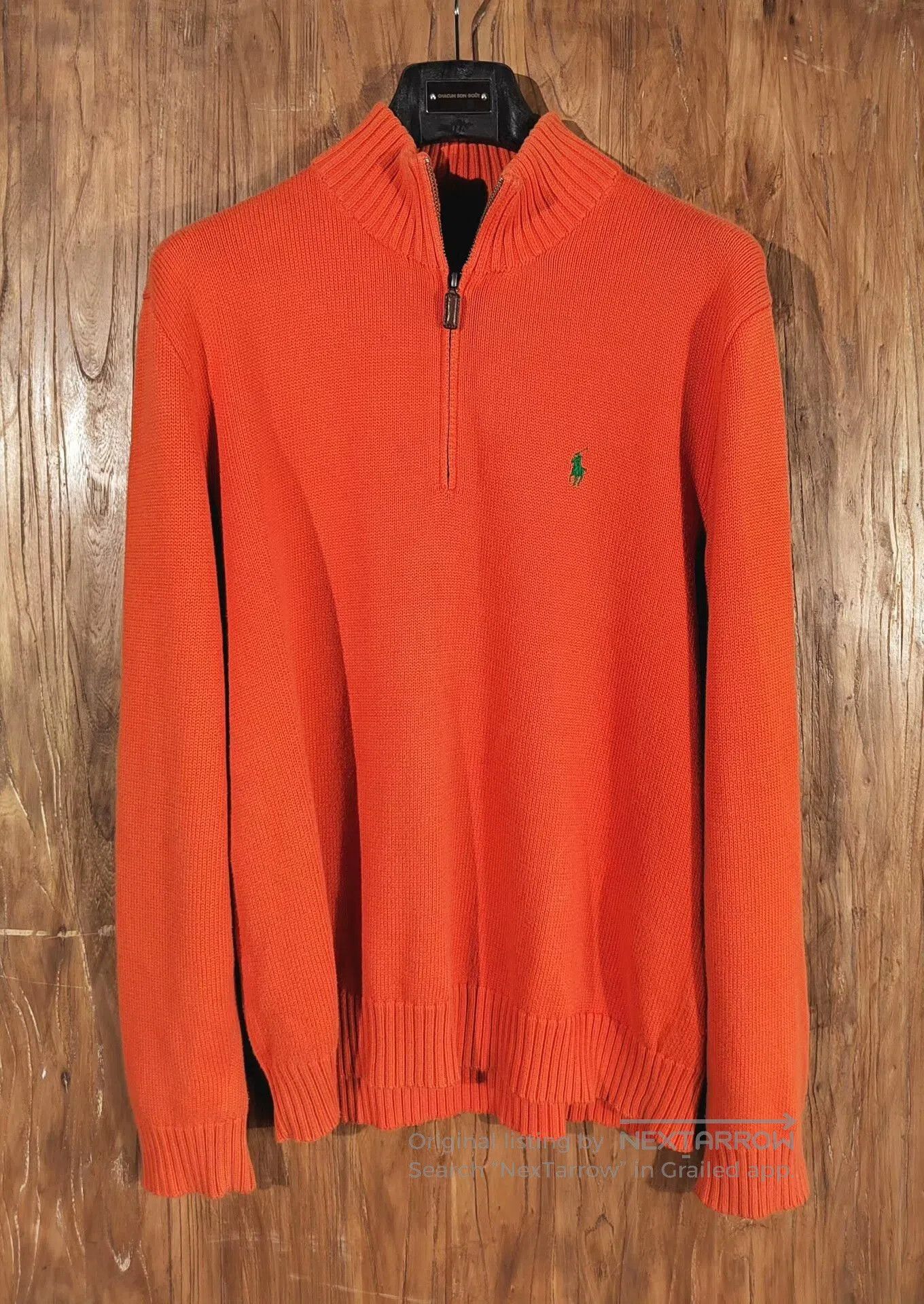 Polo Ralph Lauren Polo Ralph Lauren Orange Half-Zip Sweater. Size US L / EU 52-54 / 3 - 1 Thumbnail