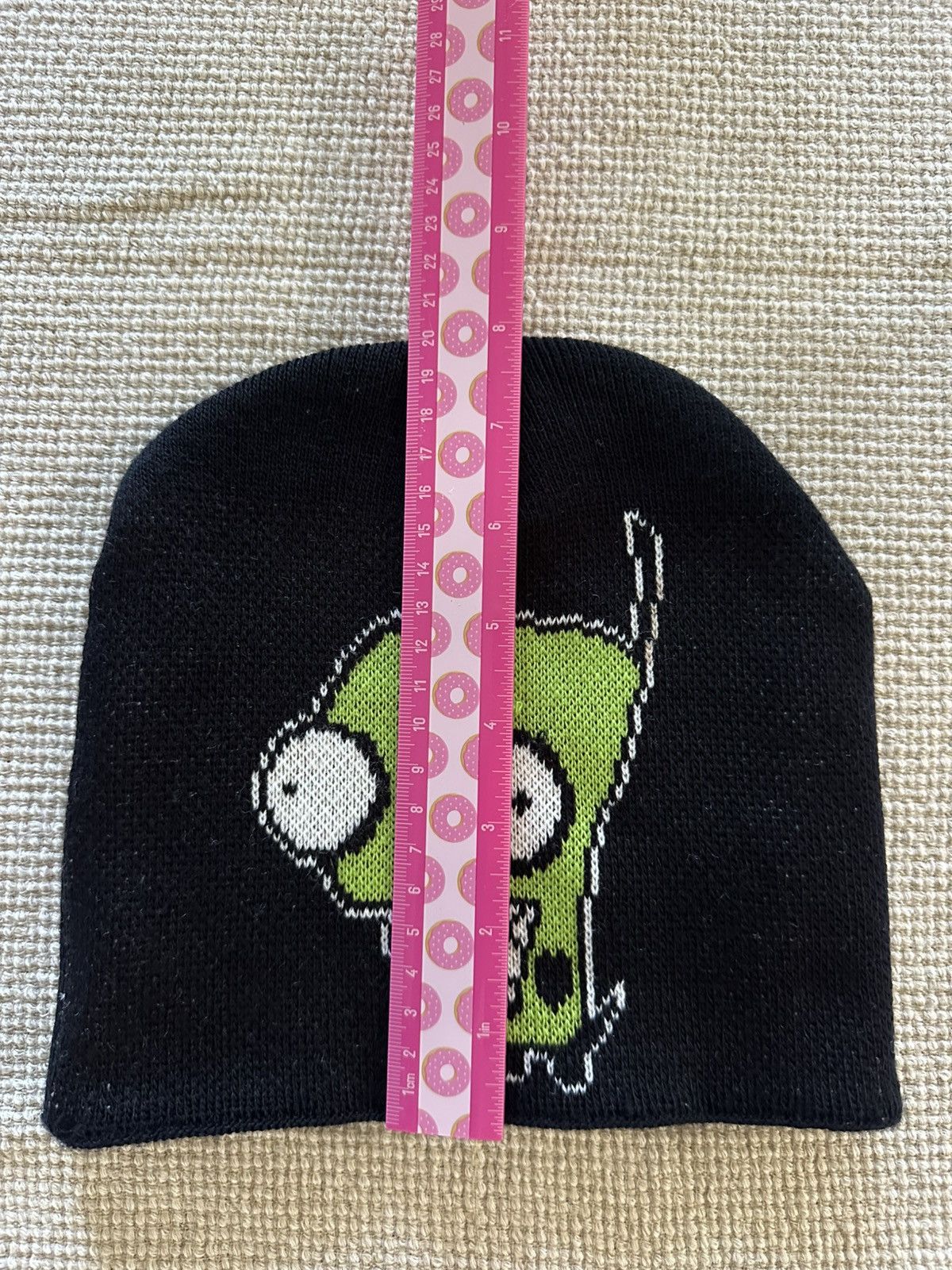 Nickelodeon × Vintage RARE Vintage 2002 Nickelodeon Invader Zim GIR Skull Cap Size ONE SIZE - 7 Thumbnail