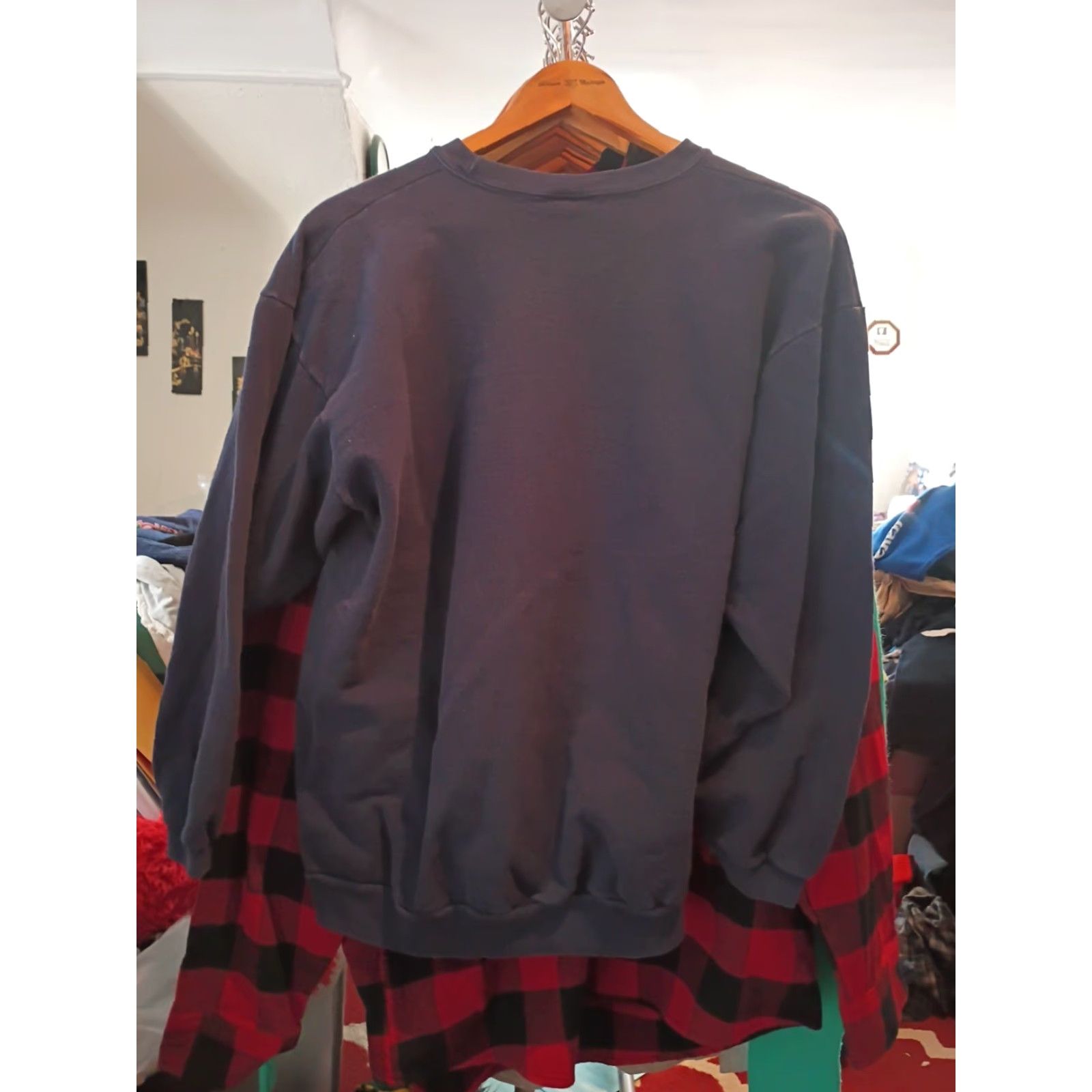 Guess VINTAGE Guess Made In USA Grail Sweatshirt Pullover Men L Blue Embroidered Christmas Crew Neck Sweatshirt Size US L / EU 52-54 / 3 - 6 Thumbnail