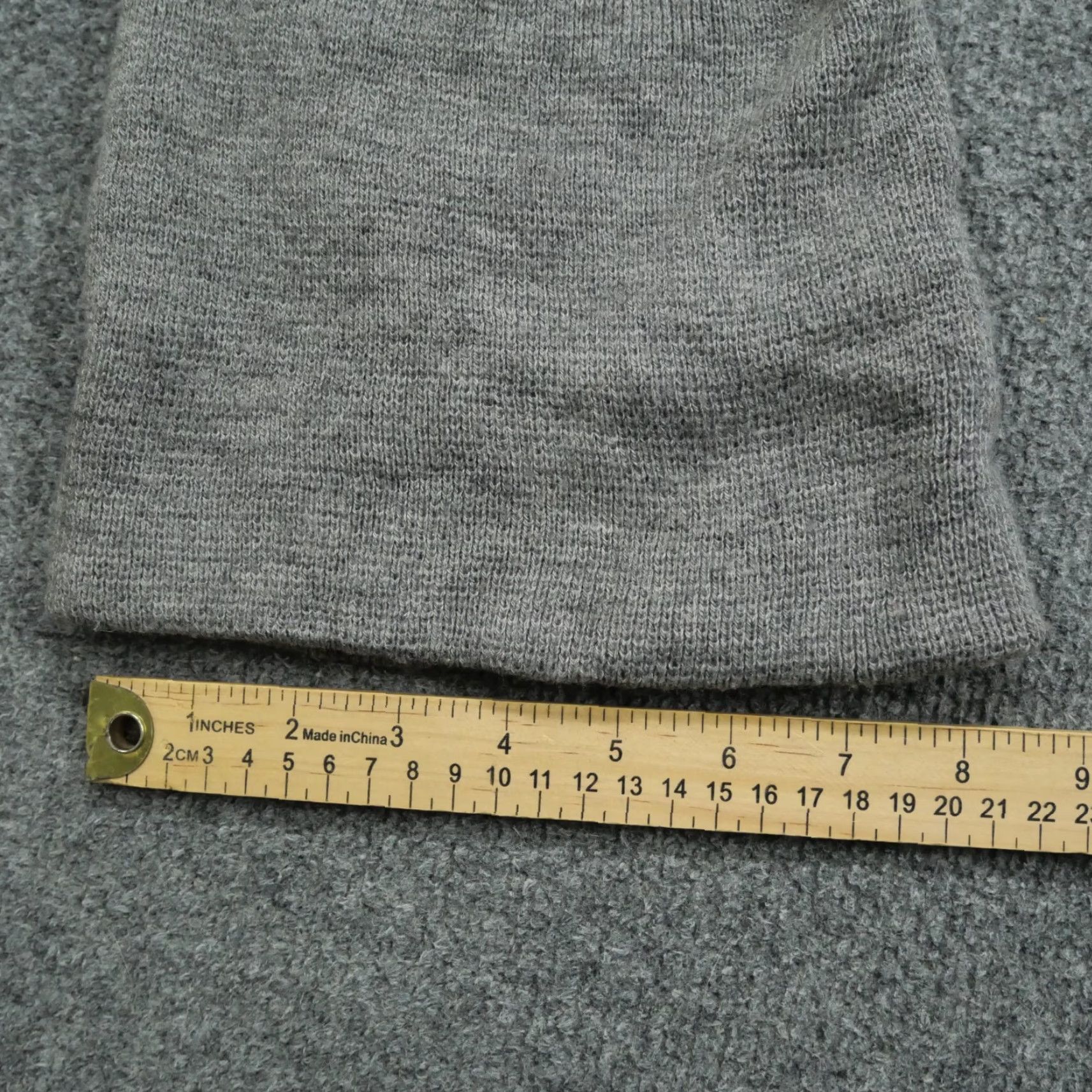 Vintage VINTAGE Beanie Hat Adult Wool Blend Grey Ribbed Knit Mens Beanie, One Size, Gray, 8/10 Condition Size ONE SIZE - 2 Thumbnail