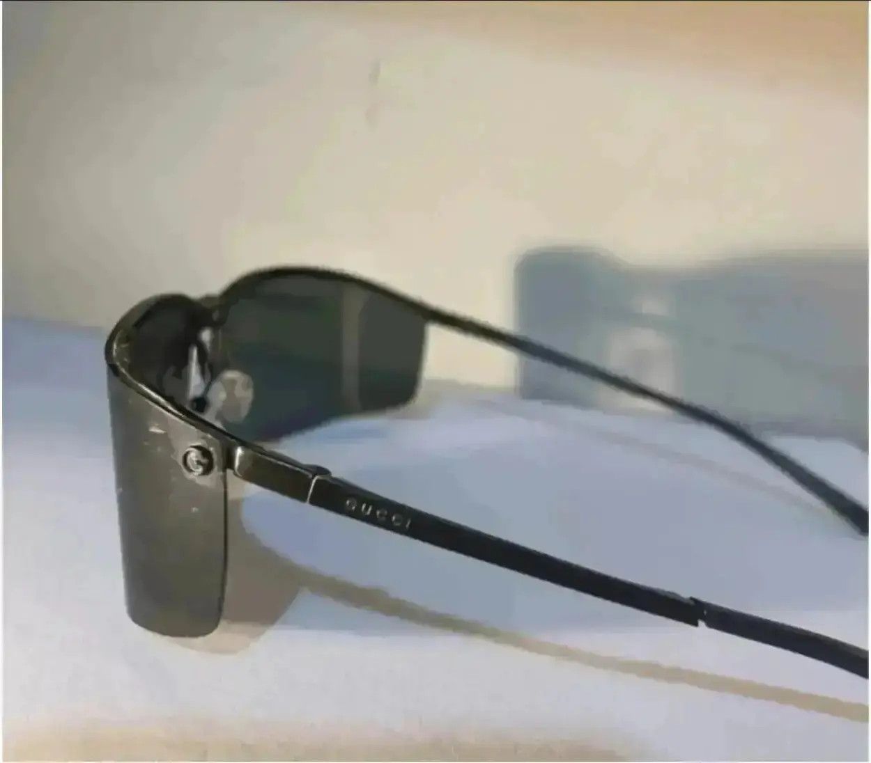 Gucci × Tom Ford × Vintage GUCCI Sunglasses Rimless Tom Ford Era Shield Mask Sport Size ONE SIZE - 2 Thumbnail