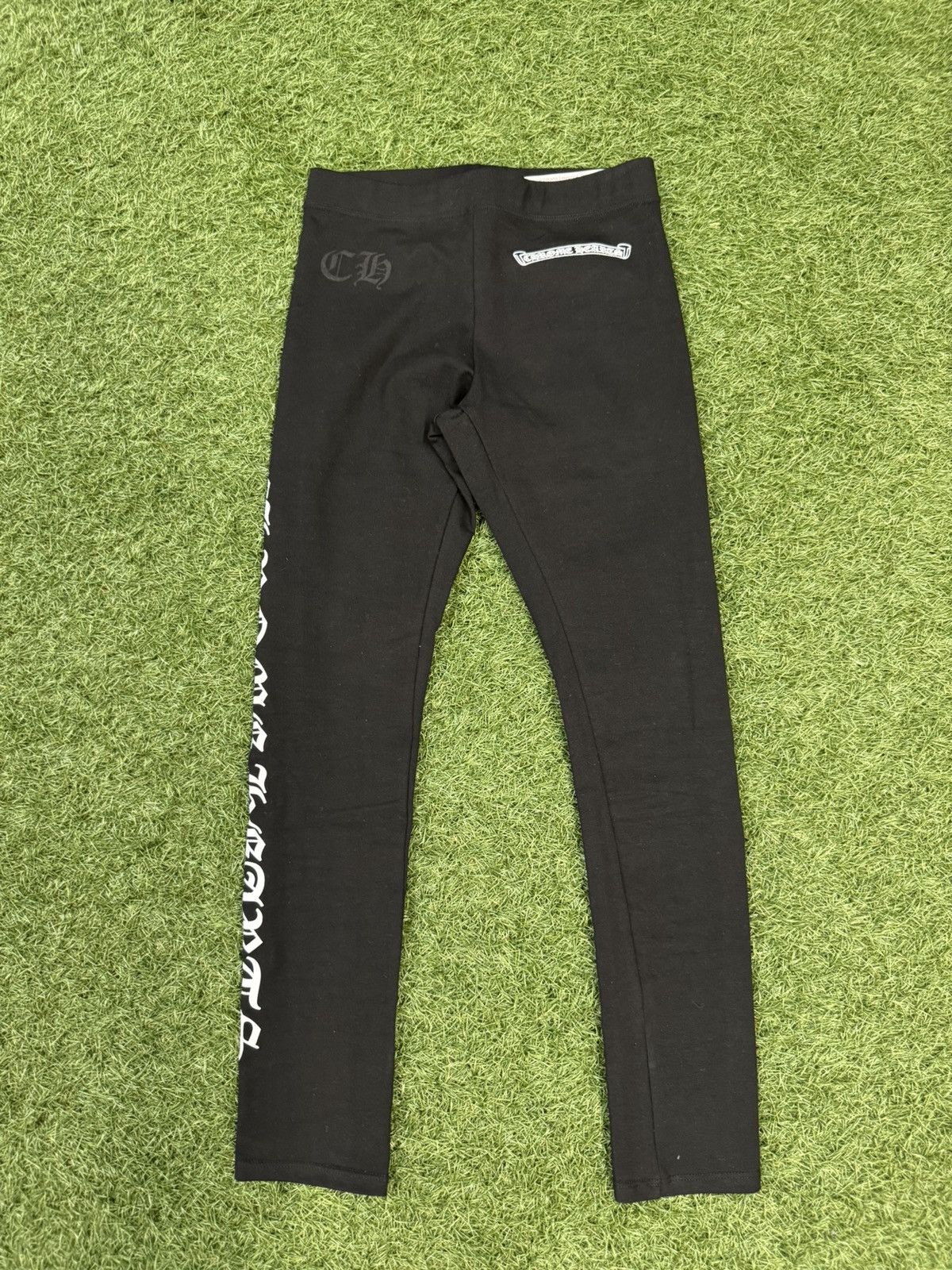 Chrome Hearts Chrome Hearts Scroll Script Leggings Size 25" / US 0 / IT 36 - 1 Thumbnail