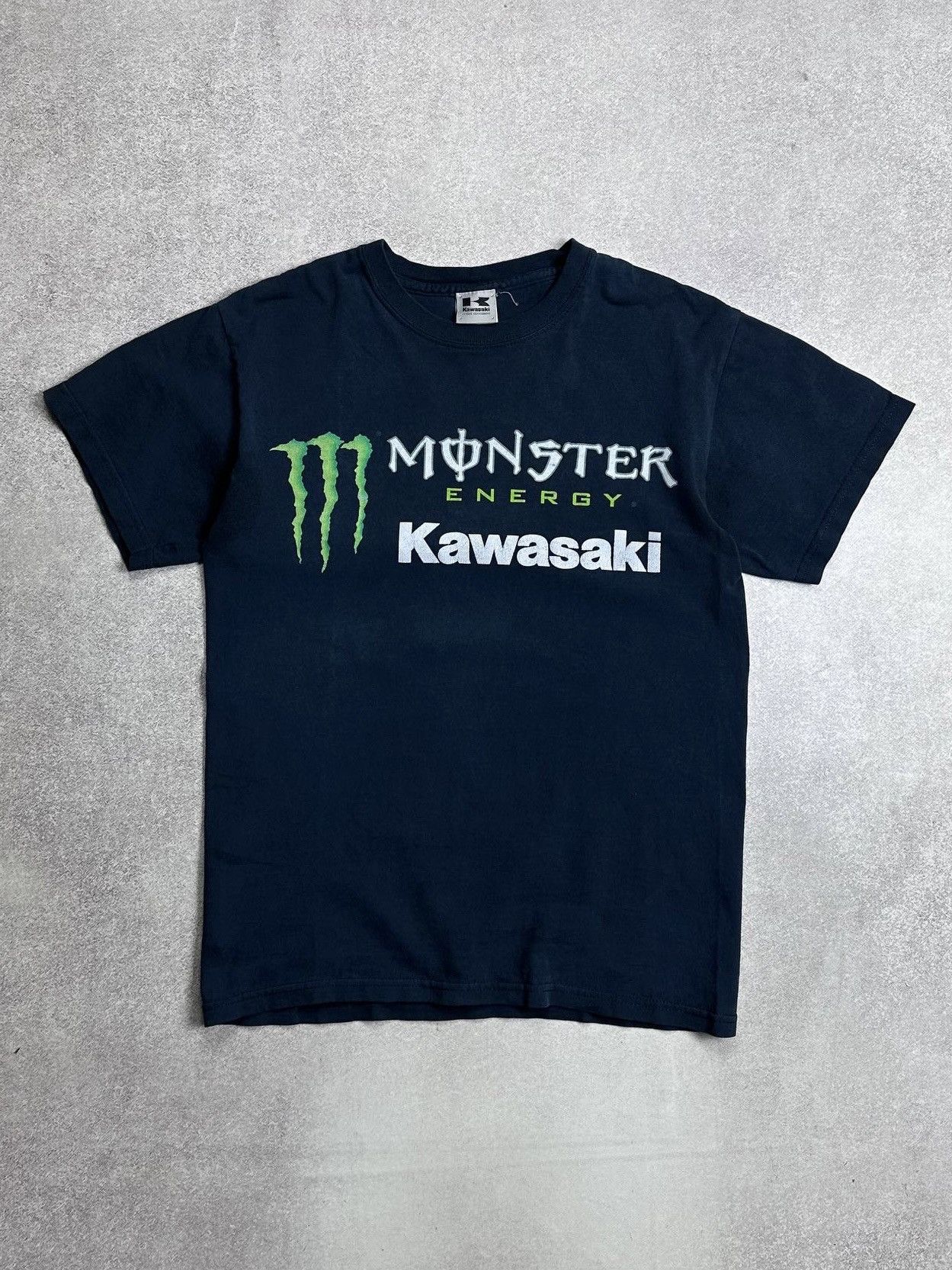 Affliction Vintage Monster Kawasaki Y2K Grunge Racing T-shirt S Size US S / EU 44-46 / 1 - 1 Thumbnail