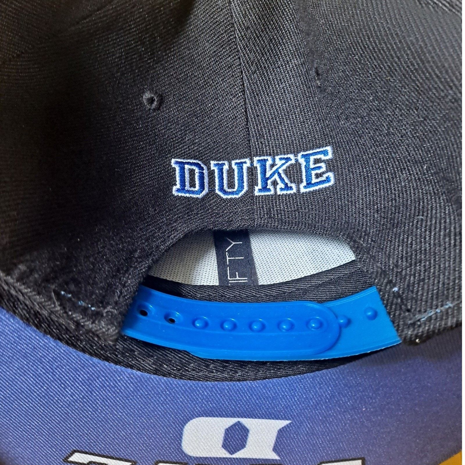 New Era New Era Duke Blue Devils 9FIFTY Snapback Hat Cap Black Blue Size ONE SIZE - 8 Thumbnail