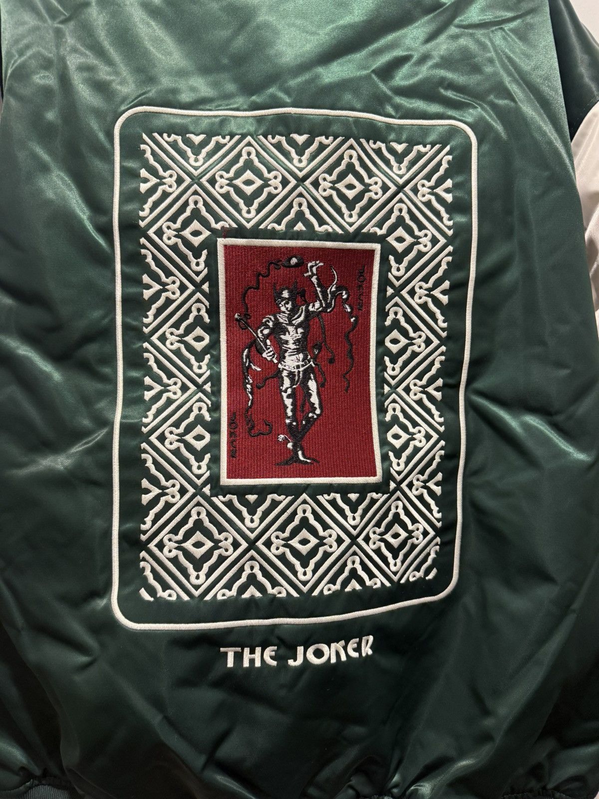 DC Comics Kith x Batman Joker Satin Bomber Jacket Size US L / EU 52-54 / 3 - 5 Thumbnail