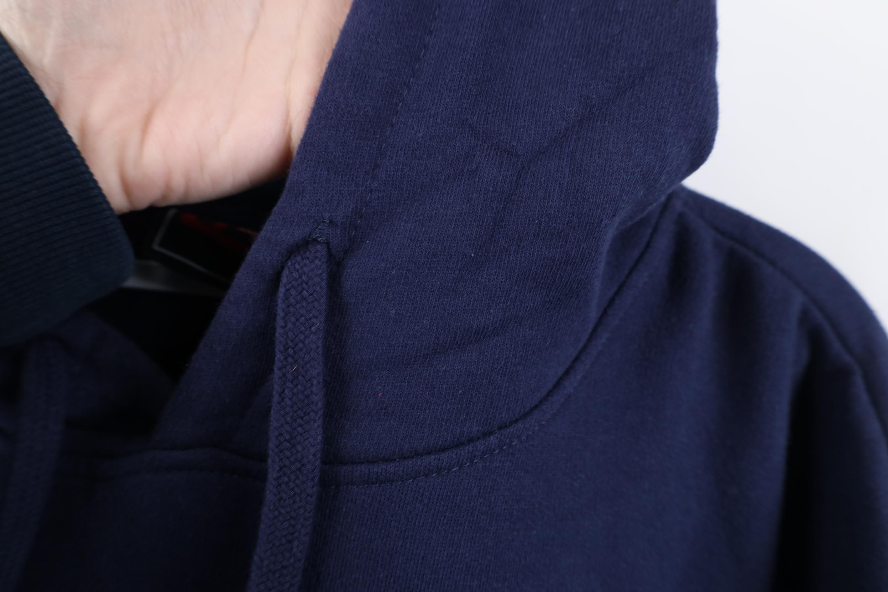 Vintage Vintage 90s Y2K Notre Dame University Hoodie Sweatshirt Blue Size US XL / EU 56 / 4 - 5 Thumbnail