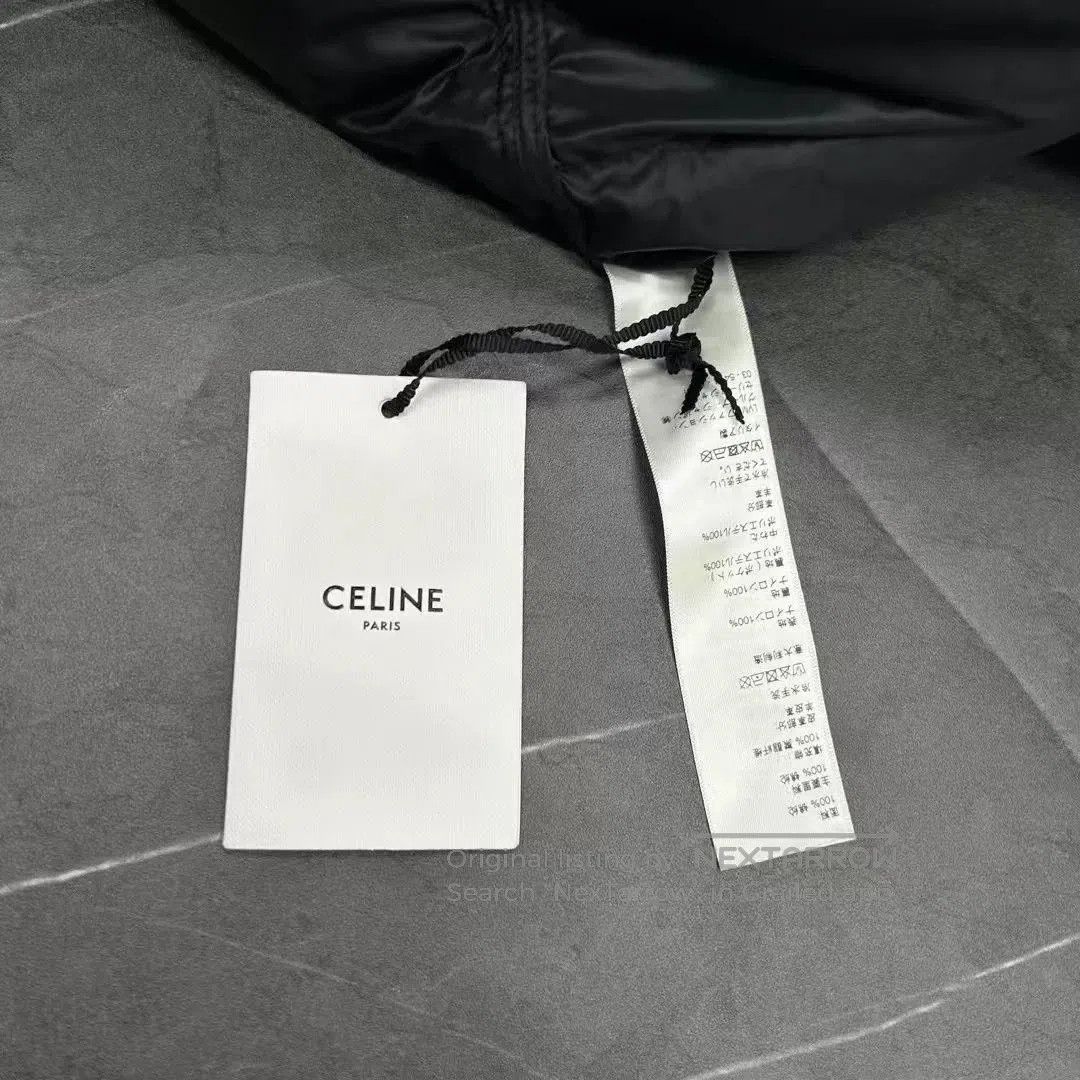Celine black detachable down jacket by Celine. Size US L / EU 52-54 / 3 - 7 Thumbnail