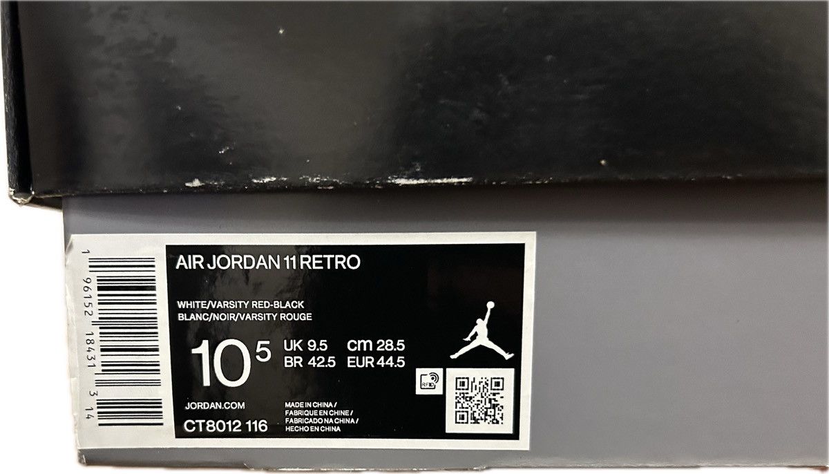 Jordan Brand Jordan 11 Cherry (2022) Size US 10.5 / EU 43-44 - 7 Thumbnail