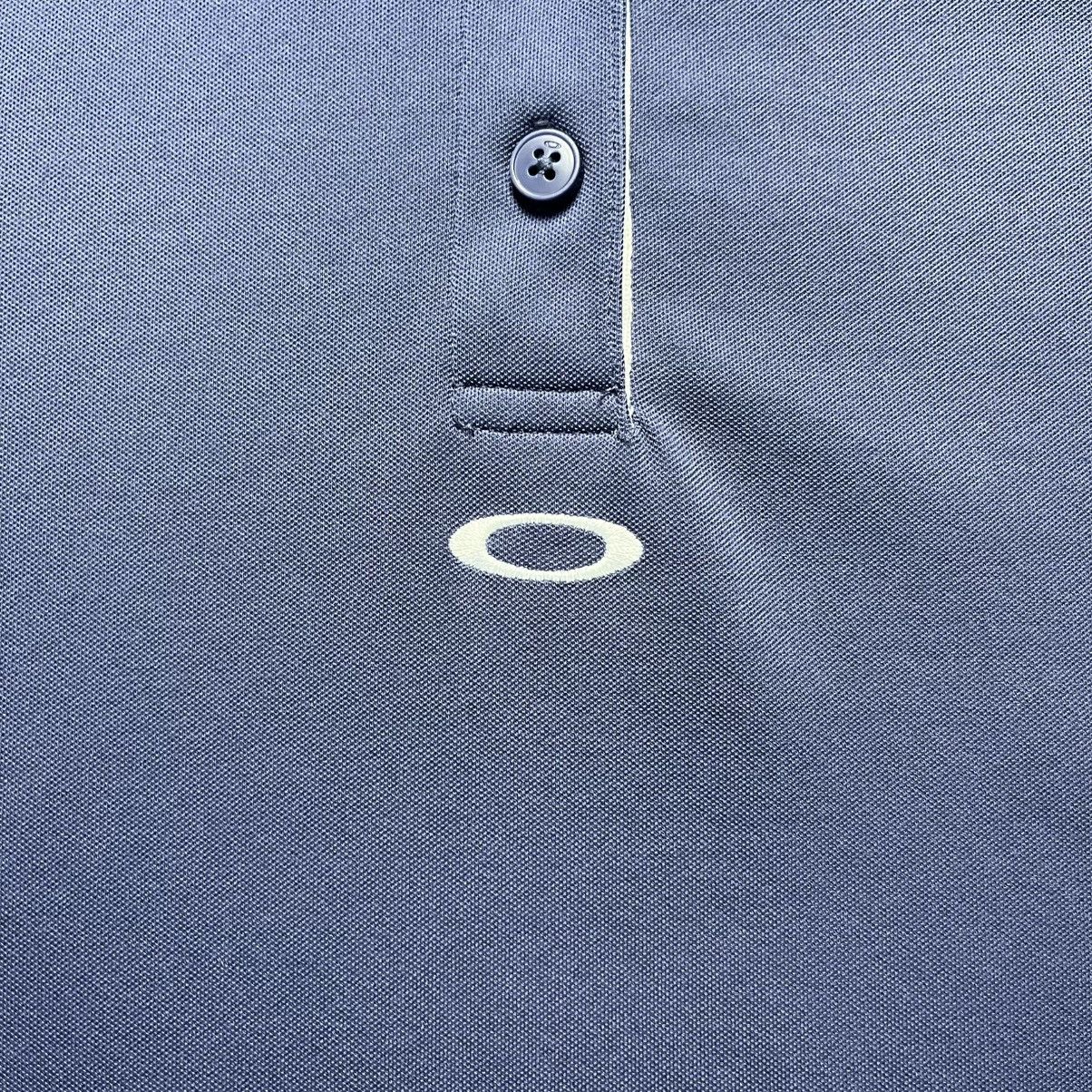 Oakley Vintage Oakley Central Logo Polo Shirt Streetwear Y2K Surf Size S / US 4 / IT 40 - 4 Thumbnail