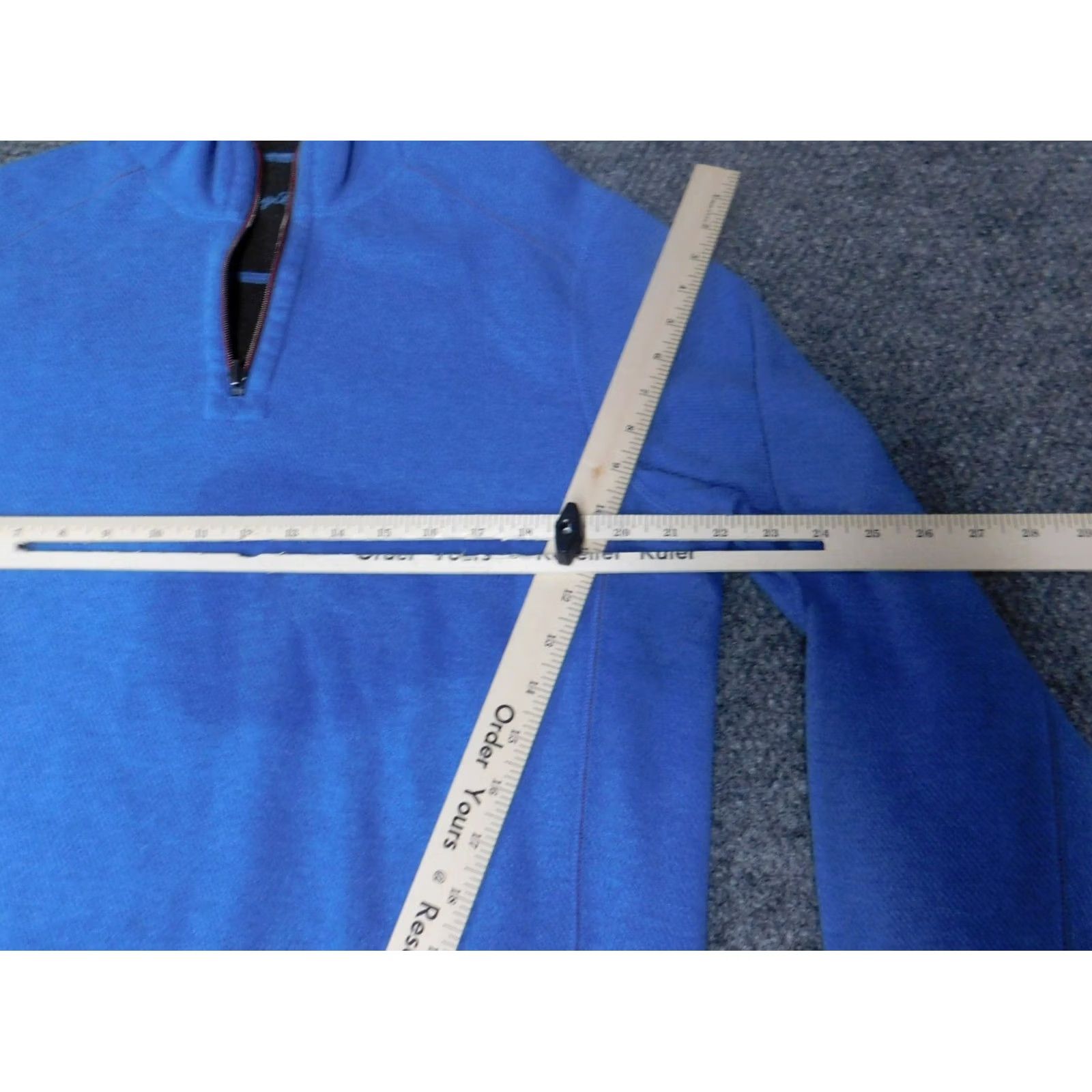 Tommy Bahama Tommy Bahama Mens Sweater XL Blue Pullover Knit Crew Neck Stretch Regular, Classic, Cotton Wool, Long Sleeve, Solid, Pullover, Vintage No, Men Size US XL / EU 56 / 4 - 4 Thumbnail