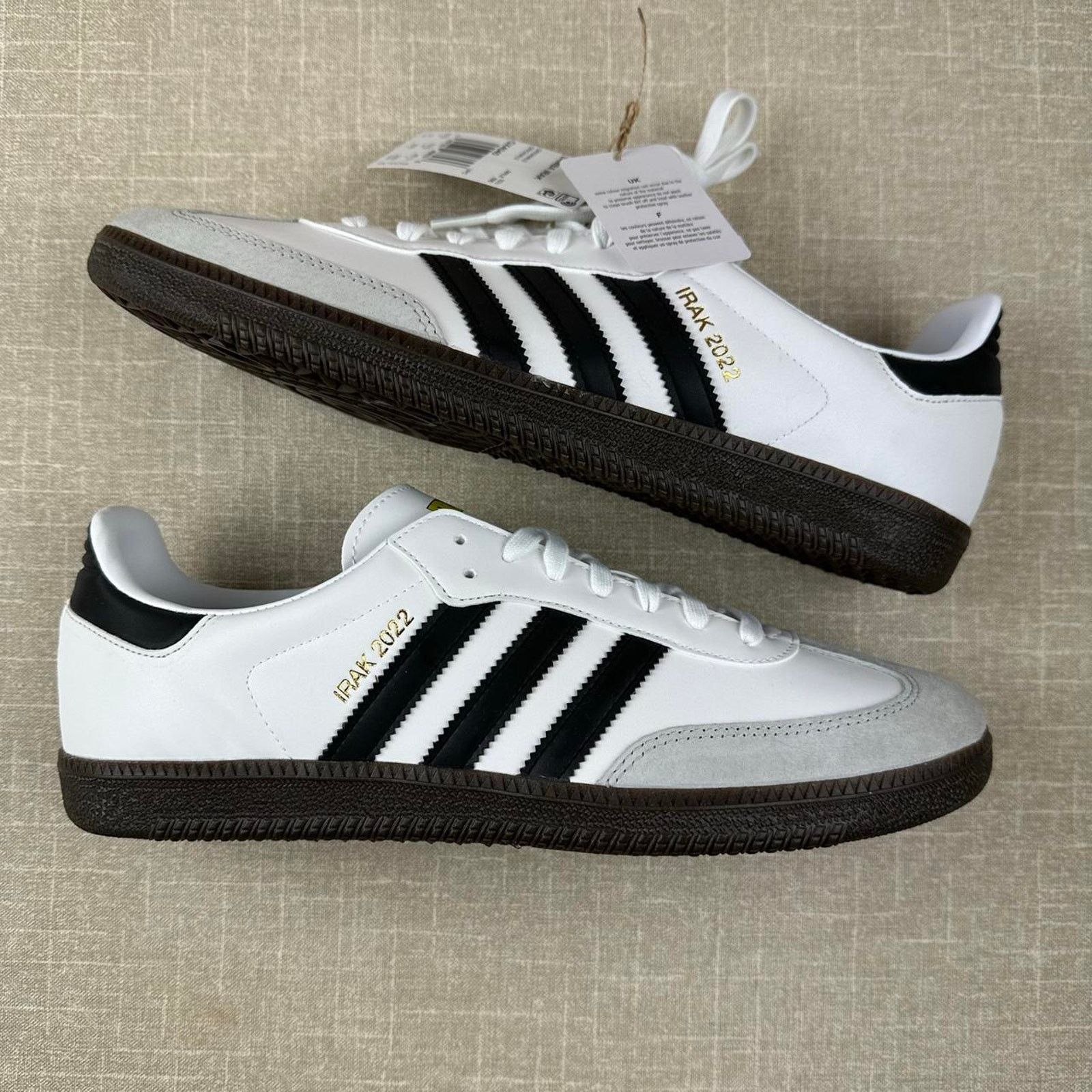 Adidas Adidas x Irak Samba "White 3M" Size US 9 / IT 39 - 2 Thumbnail