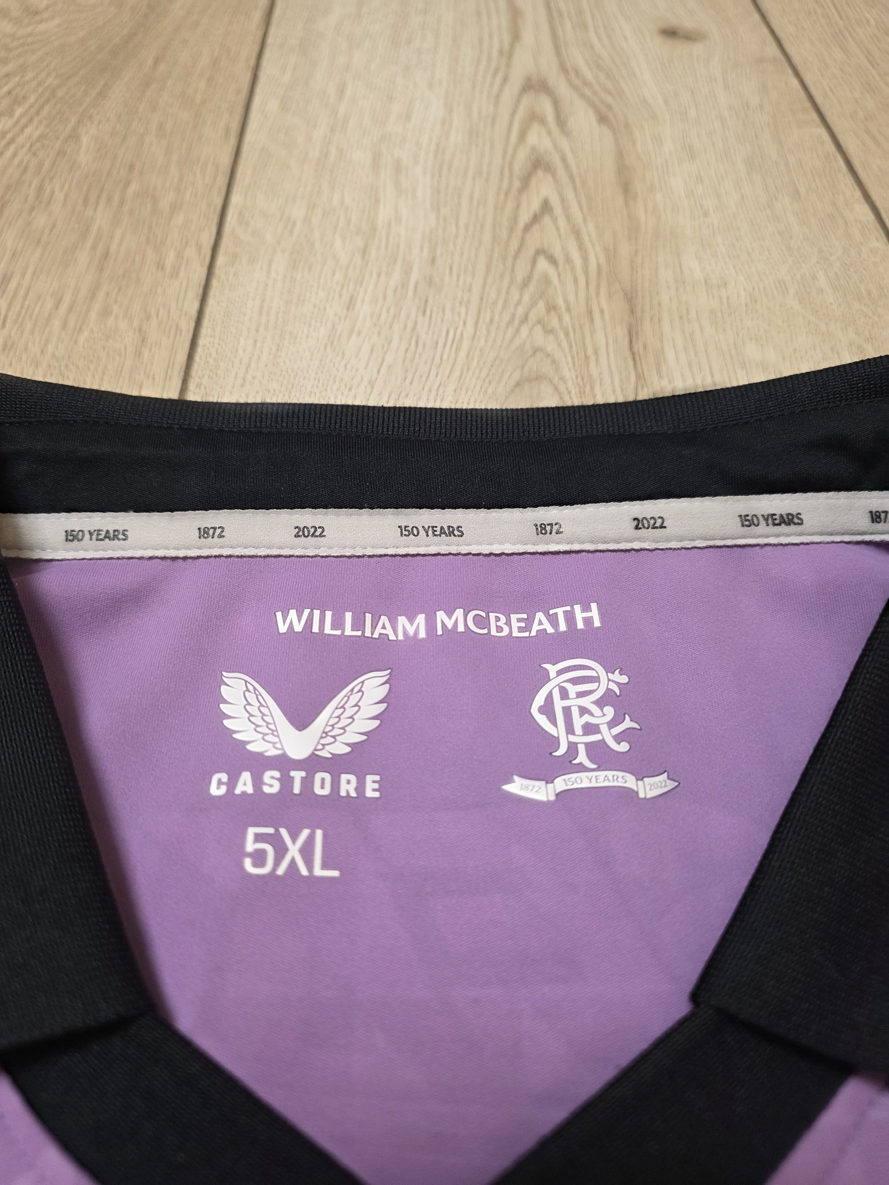 All Sport GLASGOW RANGERS 2022 THIRD FOOTBALL SHIRT SOCCER JERSEY 5XL Size US XXL / EU 58 / 5 - 7 Thumbnail