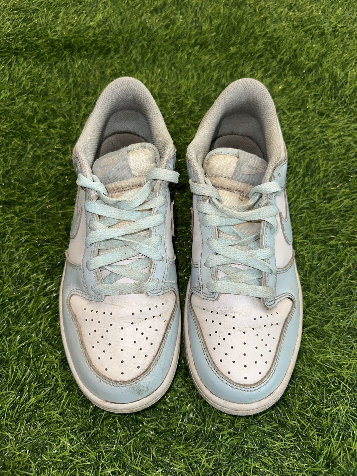 Nike Nike dunk low top white glacier shoes size 7 Size US 7 / EU 40 - 3 Thumbnail