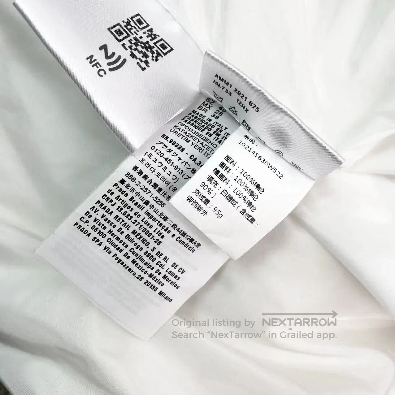 Miu Miu Miu Miu White down jacket| Size XS / US 0-2 / IT 36-38 - 4 Thumbnail