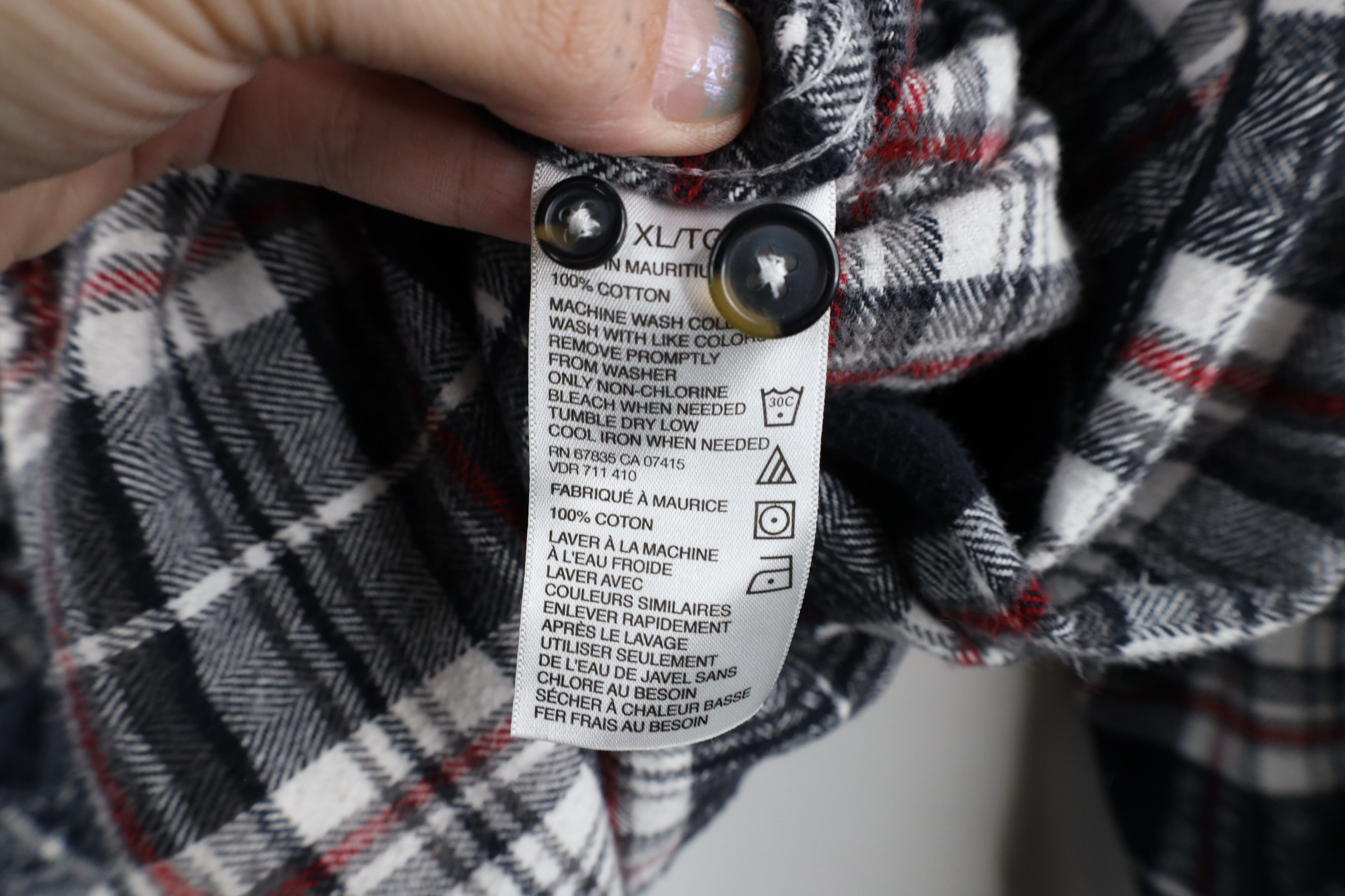 Nautica × Vintage Vintage 90s Nautica CPO Naval Flannel Button Shirt Plaid Size US XL / EU 56 / 4 - 11 Thumbnail