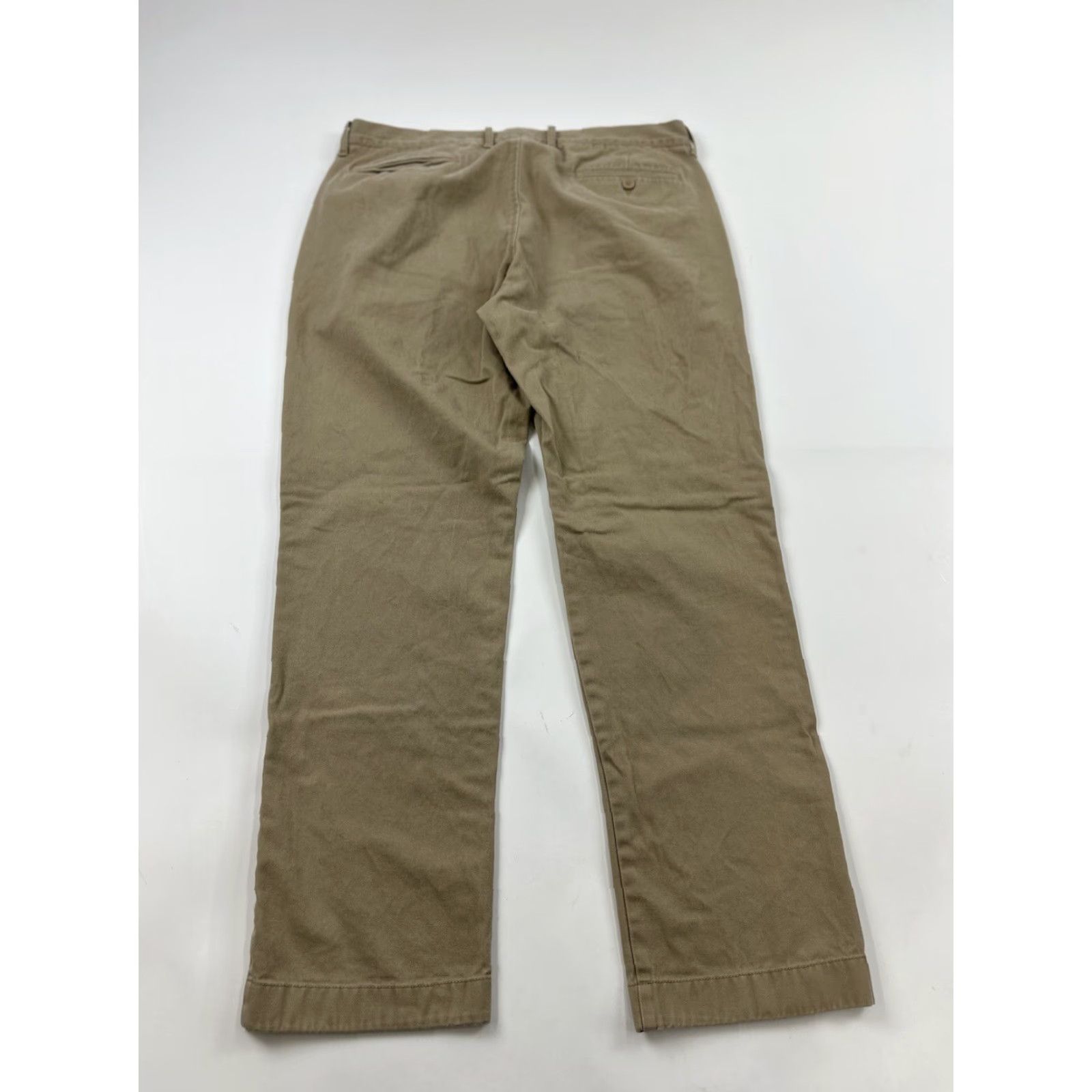 J.Crew J.CREW Pants Mens Regular 34x30 Khaki Chino Sutton J.Crew Khaki Beige Pockets 90s American Style Mens Size US 30 / EU 46 - 2 Thumbnail