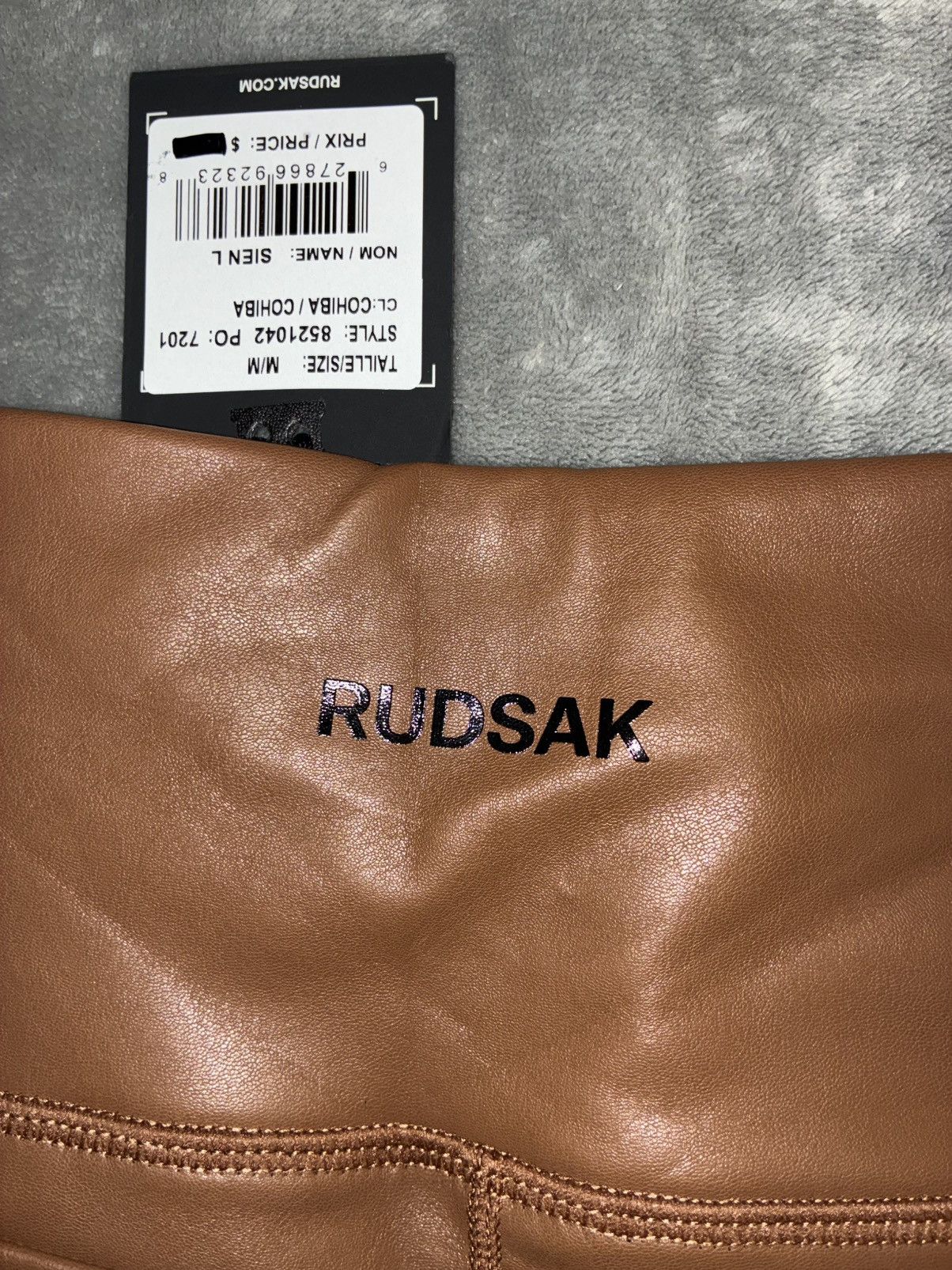 Rudsak Siren L Women’s Stretch Vegan Leather Leggings Size 30" / US 8 / IT 44 - 5 Thumbnail