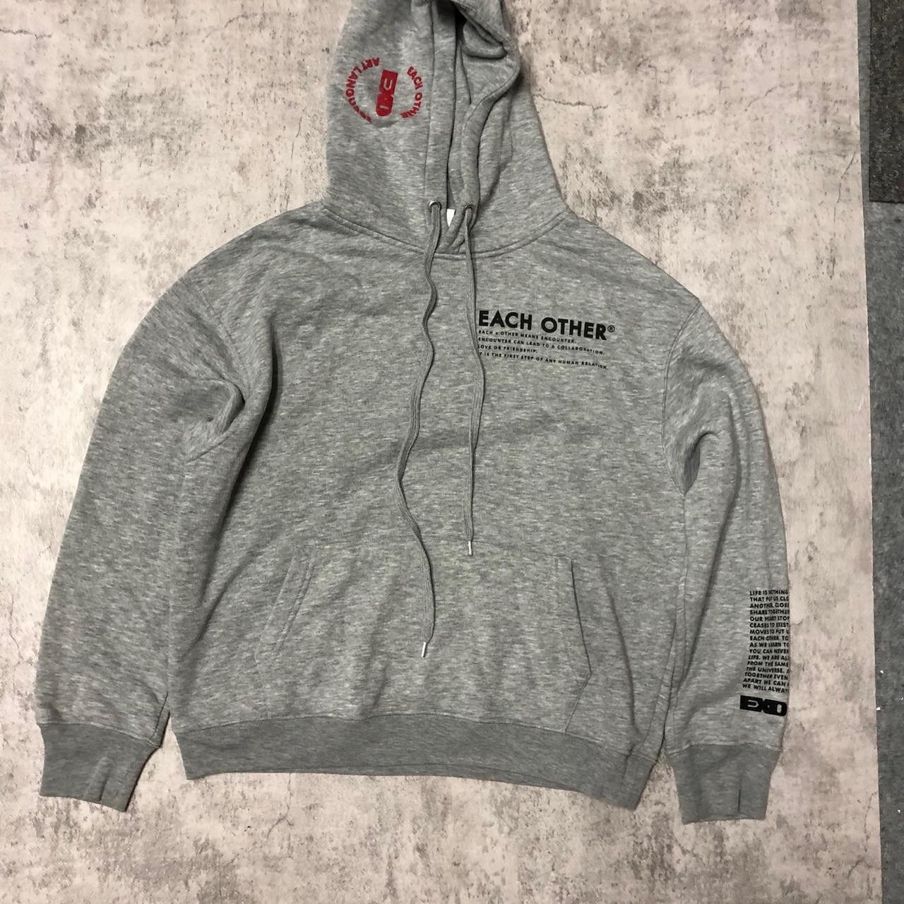 Other Grey and red "Each Other" hoodie Size US M / EU 48-50 / 2 - 1 Thumbnail