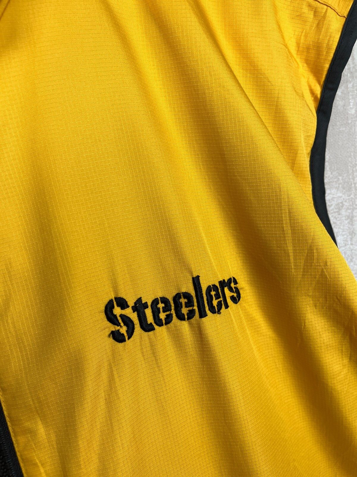 NFL Pittsburgh Steelers NFL Vintage Reversible Fleece Vest Size US XL / EU 56 / 4 - 17 Thumbnail