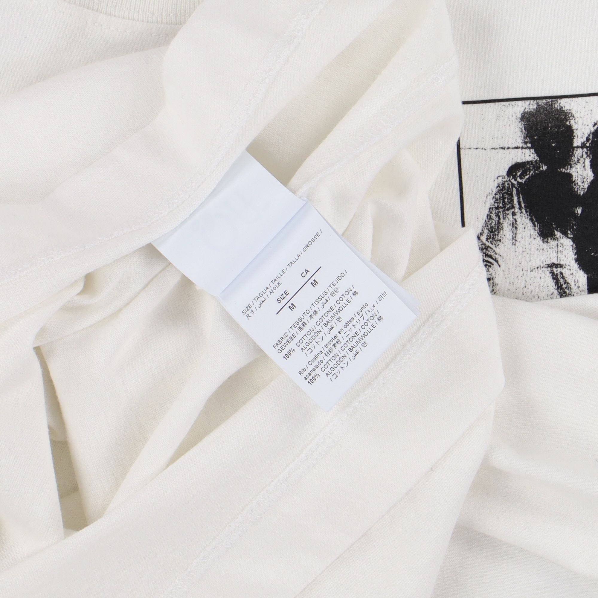 Off-White White Caravaggio Negative Oversized Skate T-Shirt Size US M / EU 48-50 / 2 - 6 Thumbnail