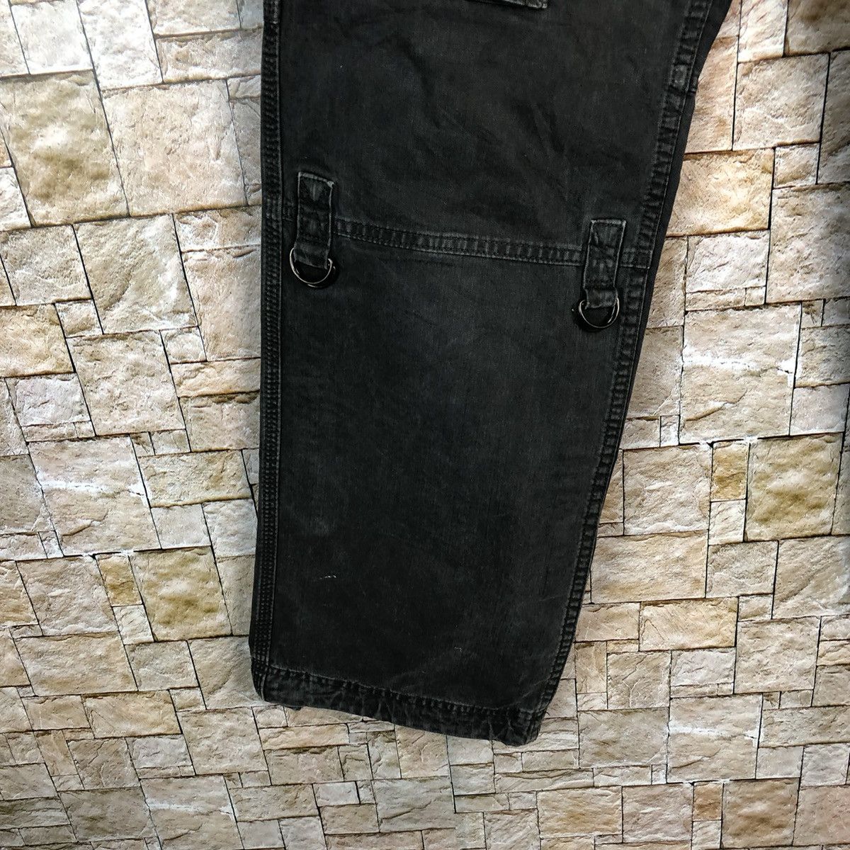 Japanese Brand Uniqlo Black japan utility Cargo Multipocket Pants #A618 Size US 29 - 12 Thumbnail